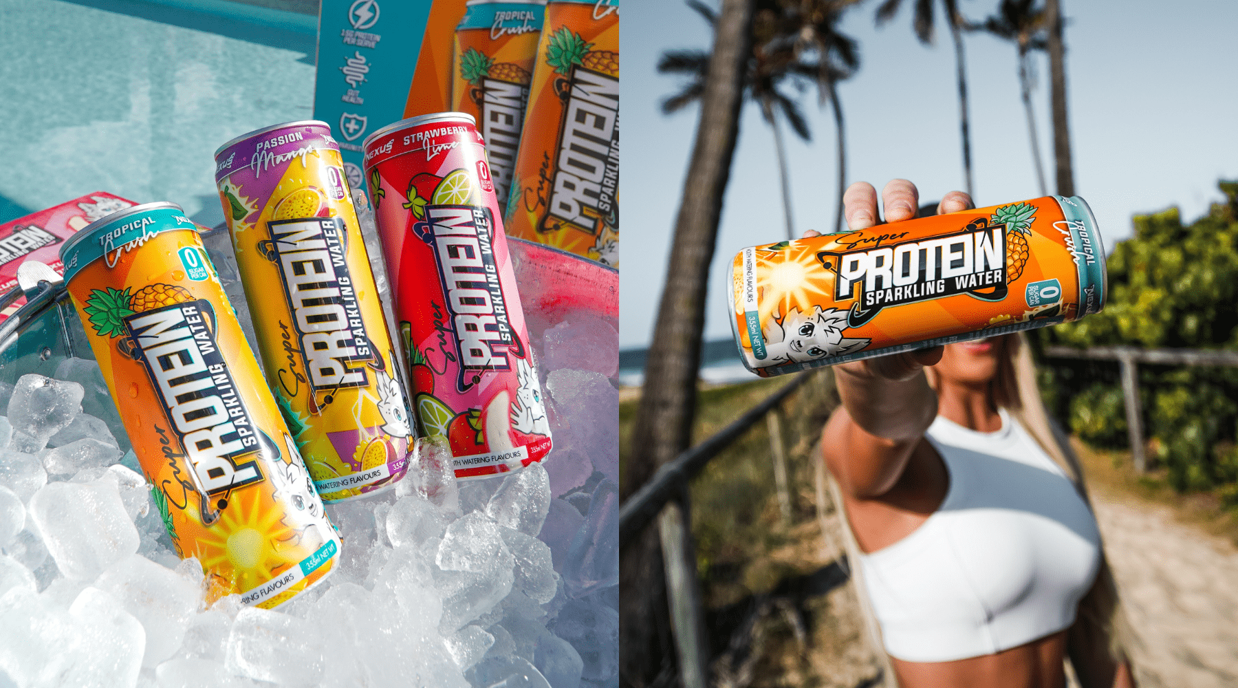 Summer drink with Nexus Super Protein Water