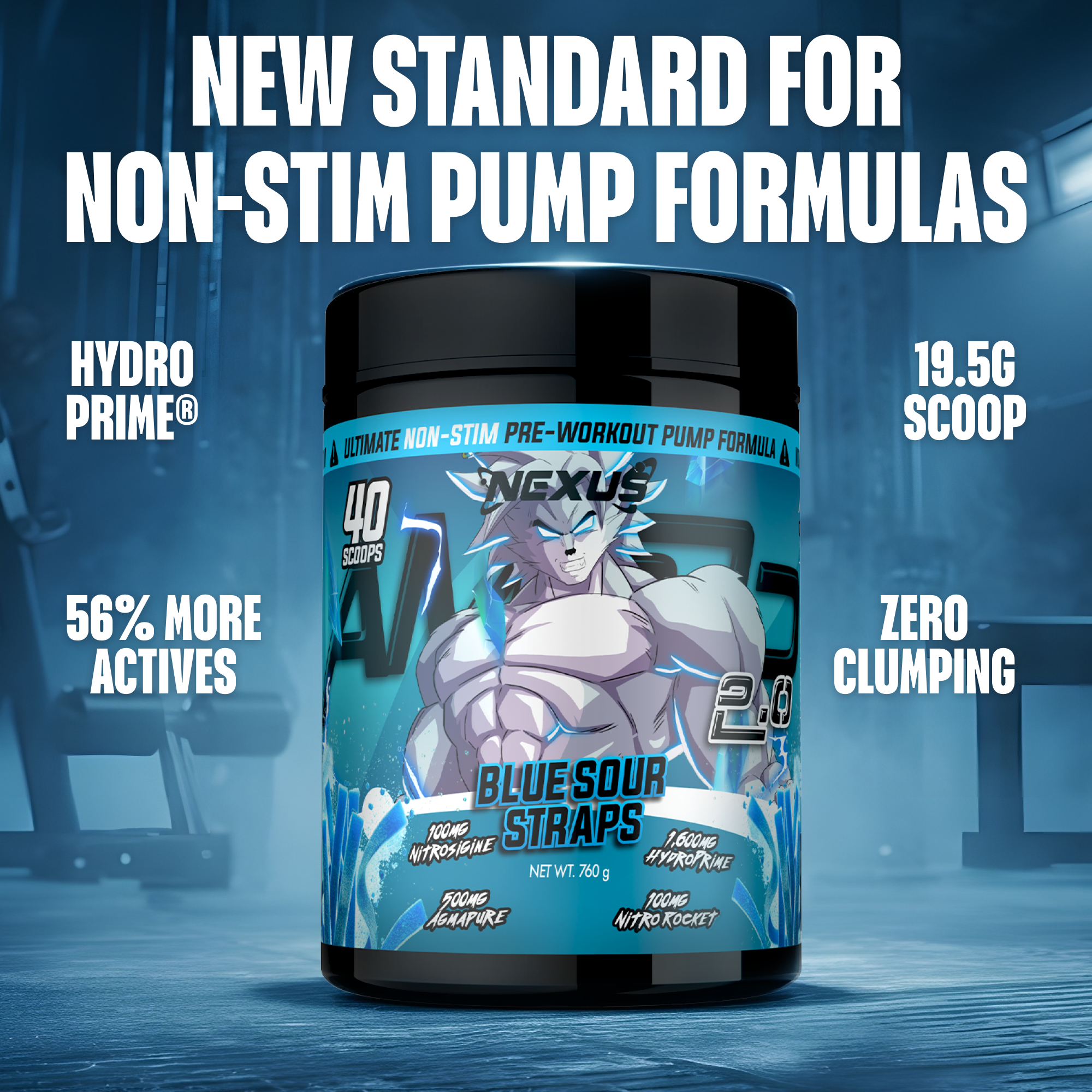 AMP3D 2.0 Non-Stim Pre-Workout