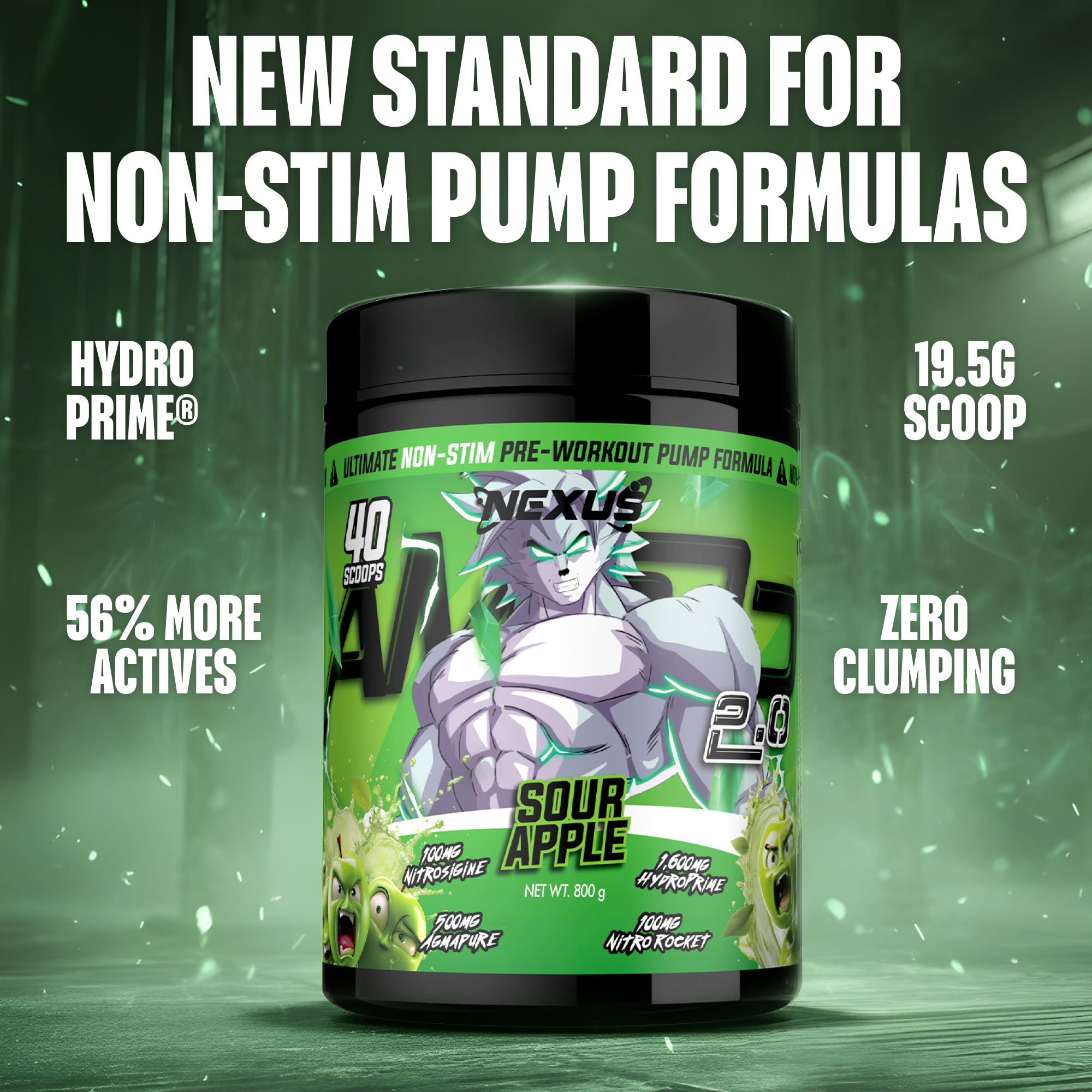 AMP3D 2.0 Non-Stim Pre-Workout