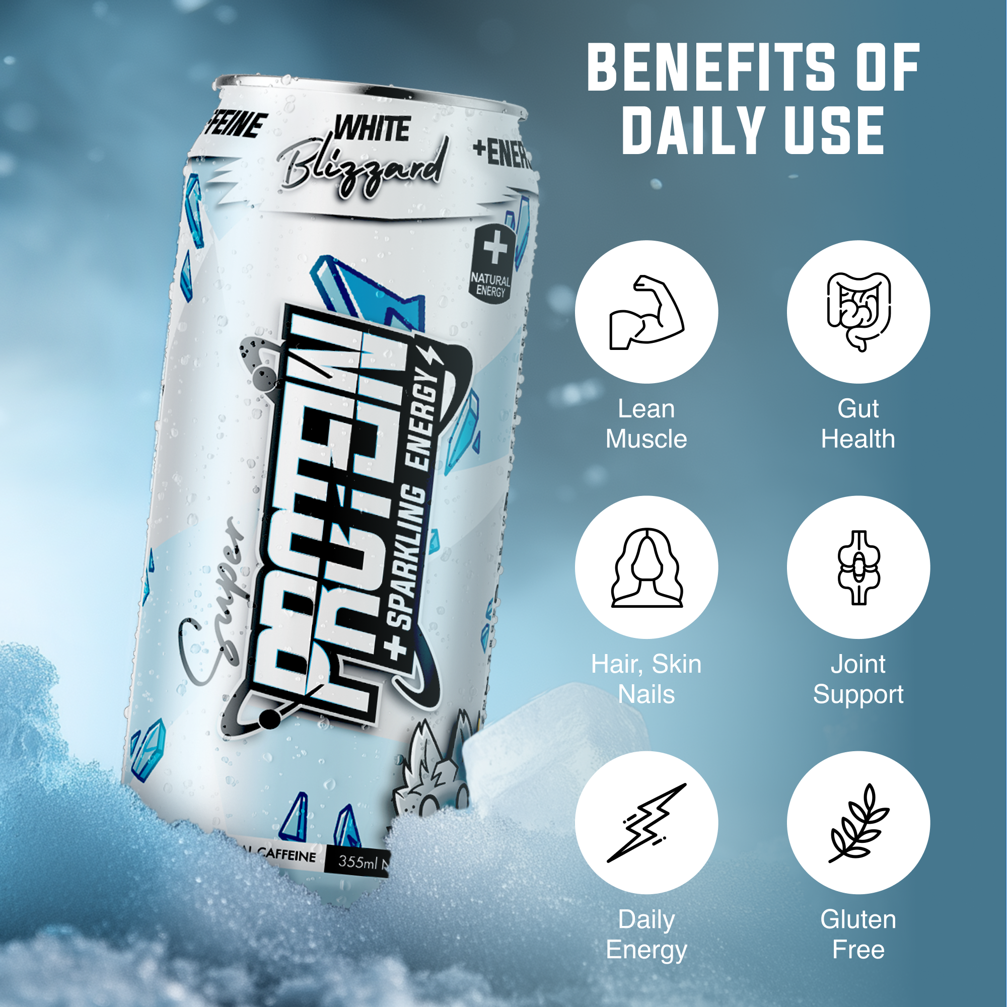Sparkling Protein Energy Water