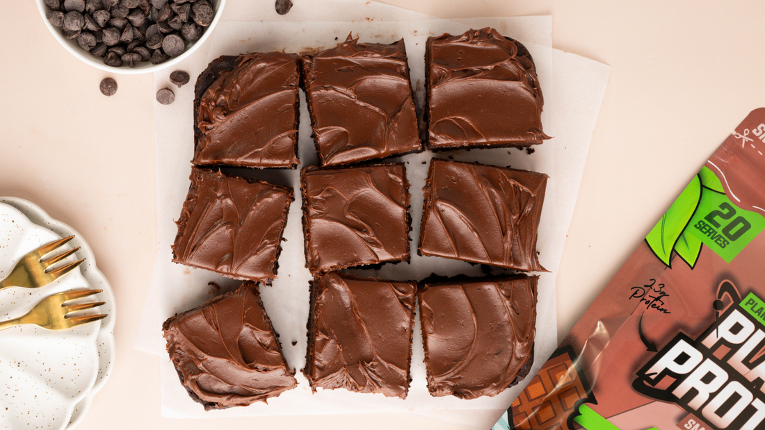 Vegan Protein Brownies