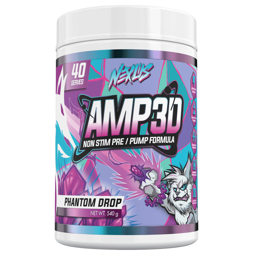 AMP3D Non-Stim Pre-Workout: Phantom Drop – Nexus Sports Nutrition