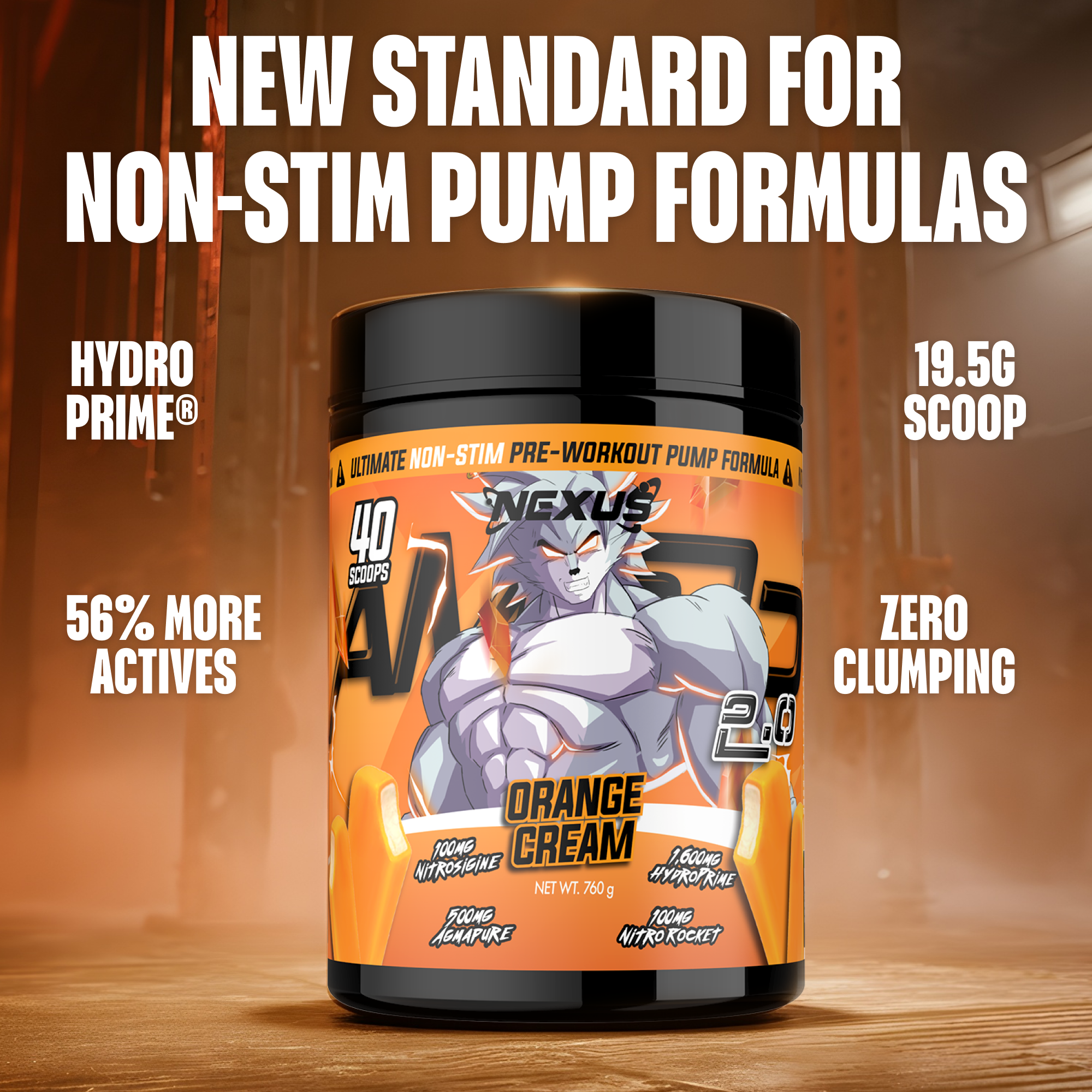 AMP3D 2.0 Non-Stim Pre-Workout
