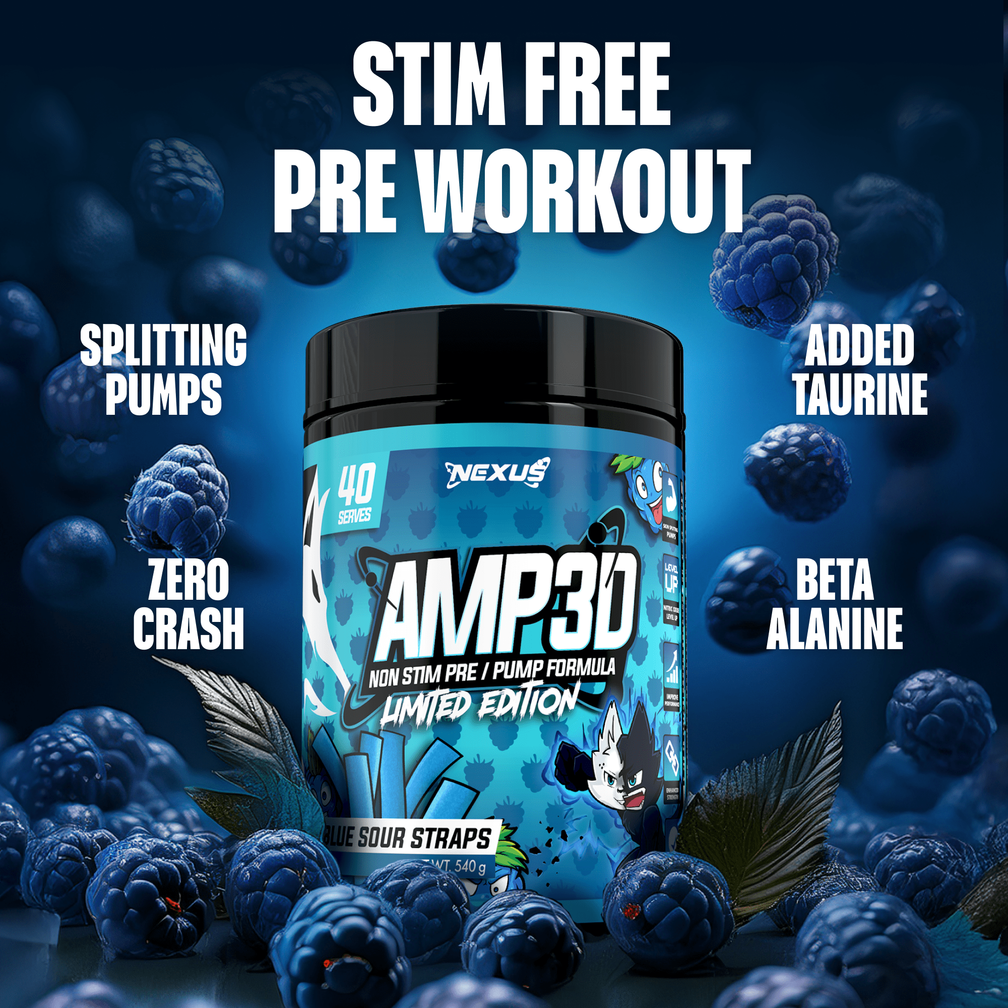 AMP3D Non-Stim Pre-Workout