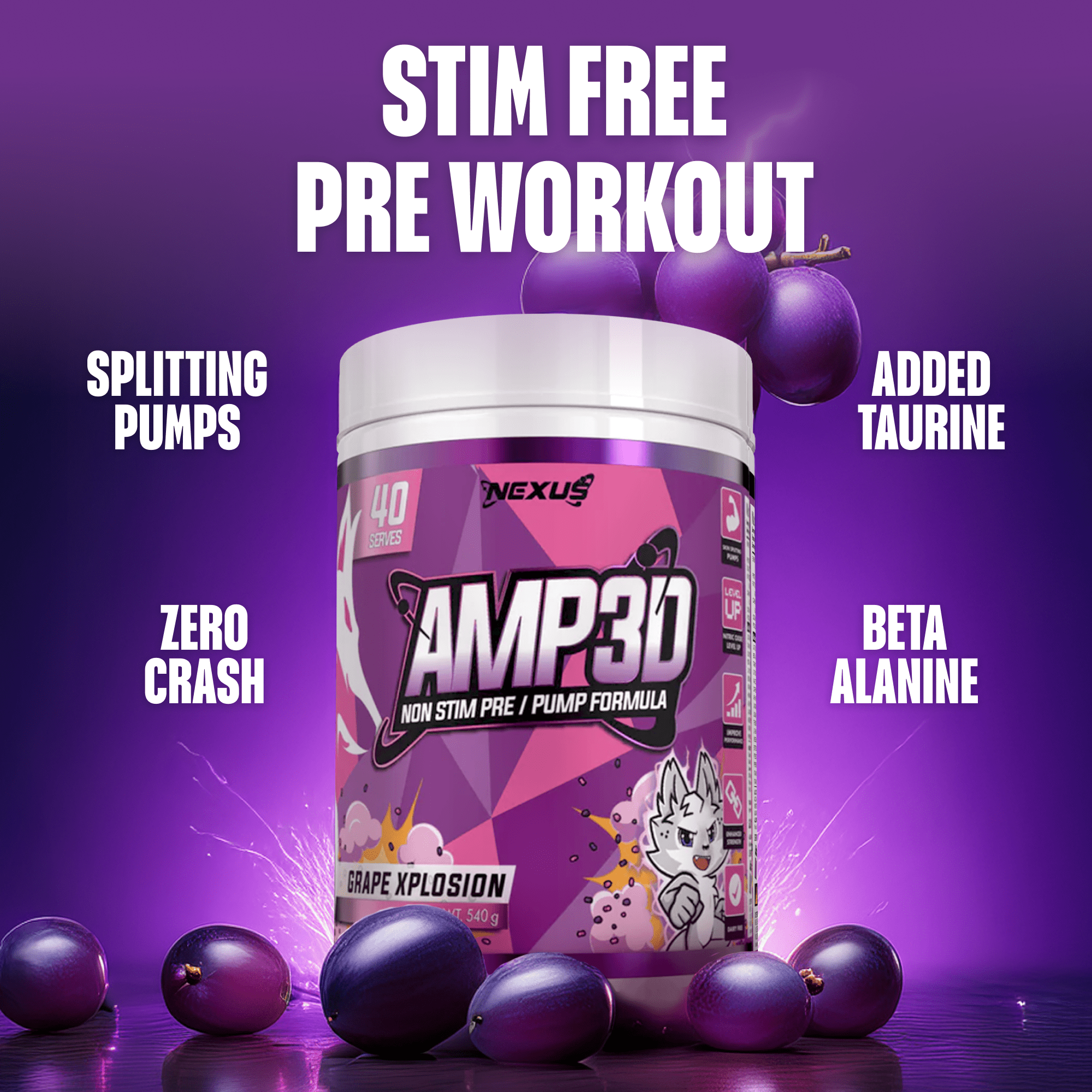 AMP3D Non-Stim Pre-Workout