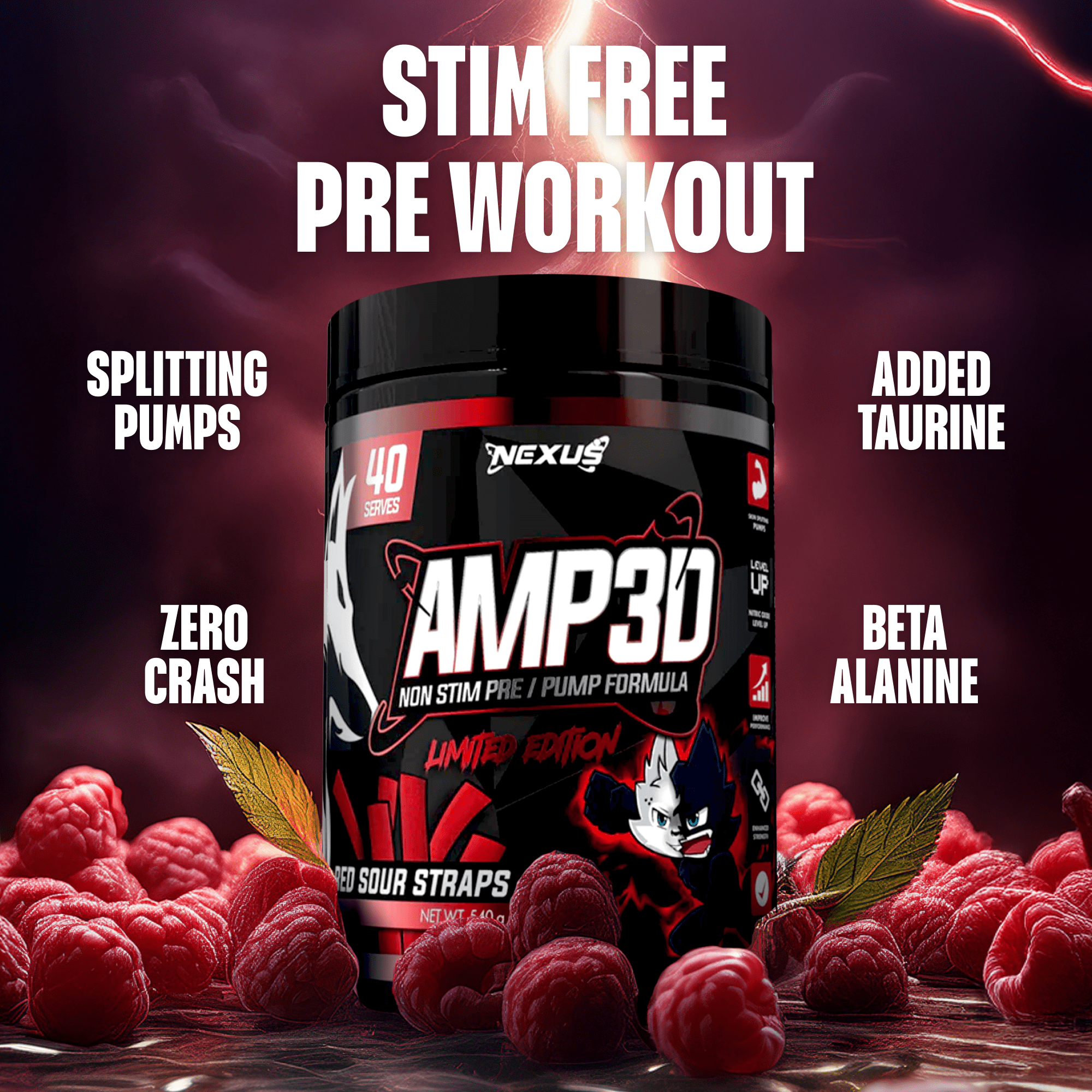 AMP3D Non-Stim Pre-Workout