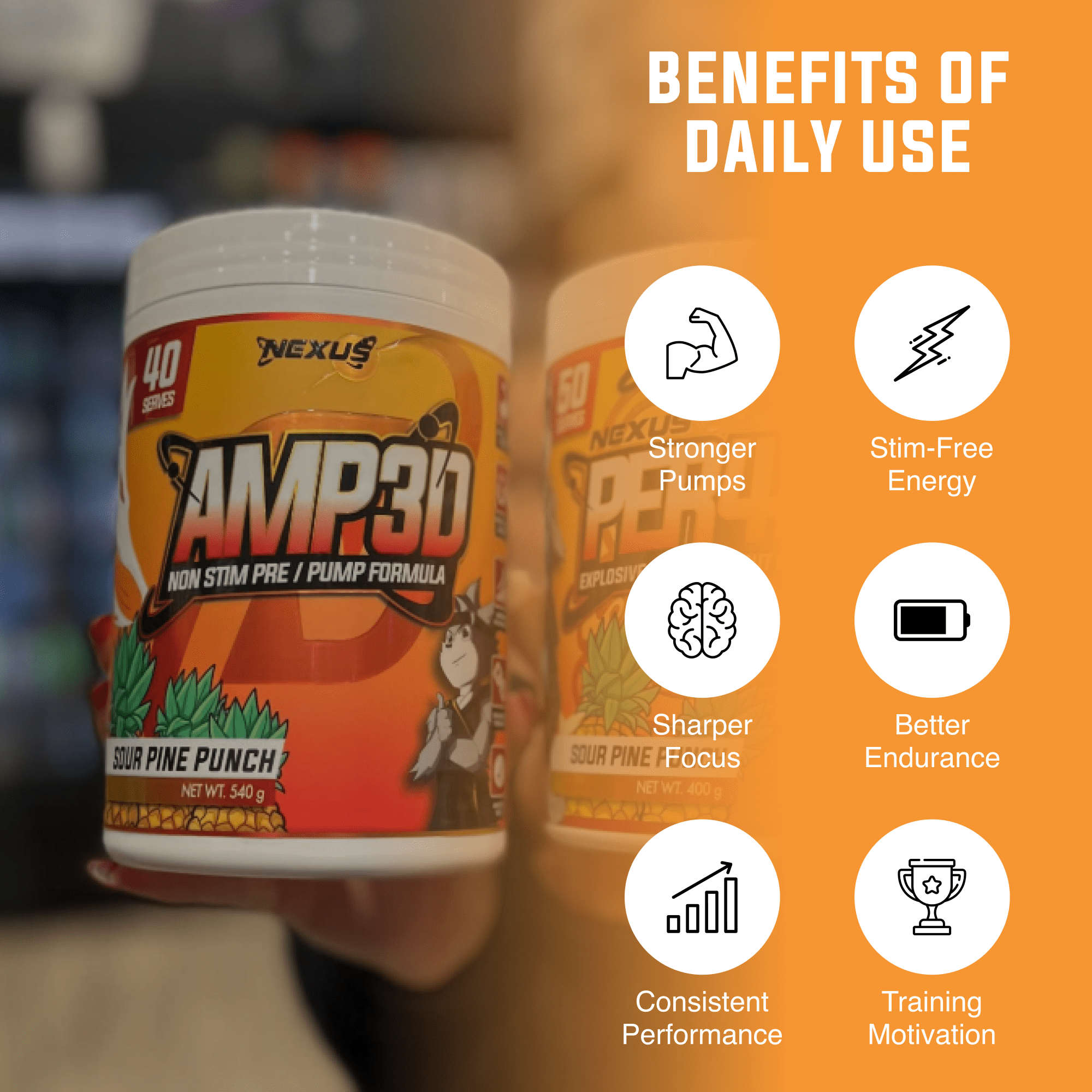 AMP3D Non-Stim Pre-Workout