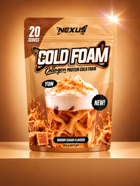 Nexus Collagen Cold Foam Brown Sugar 500g pouch, 20 serves