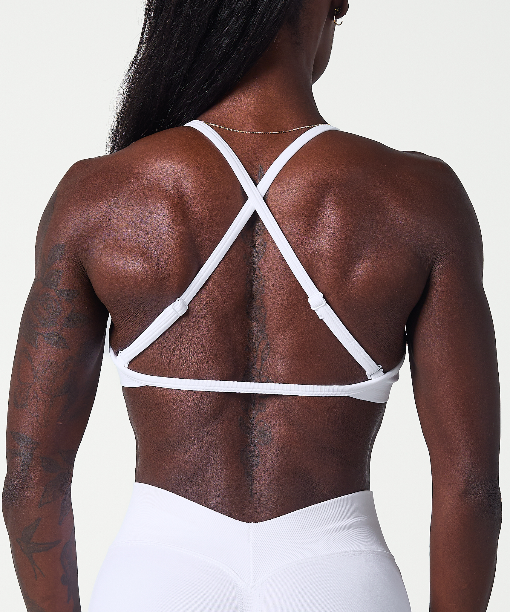 Core Sculpt Crop - White