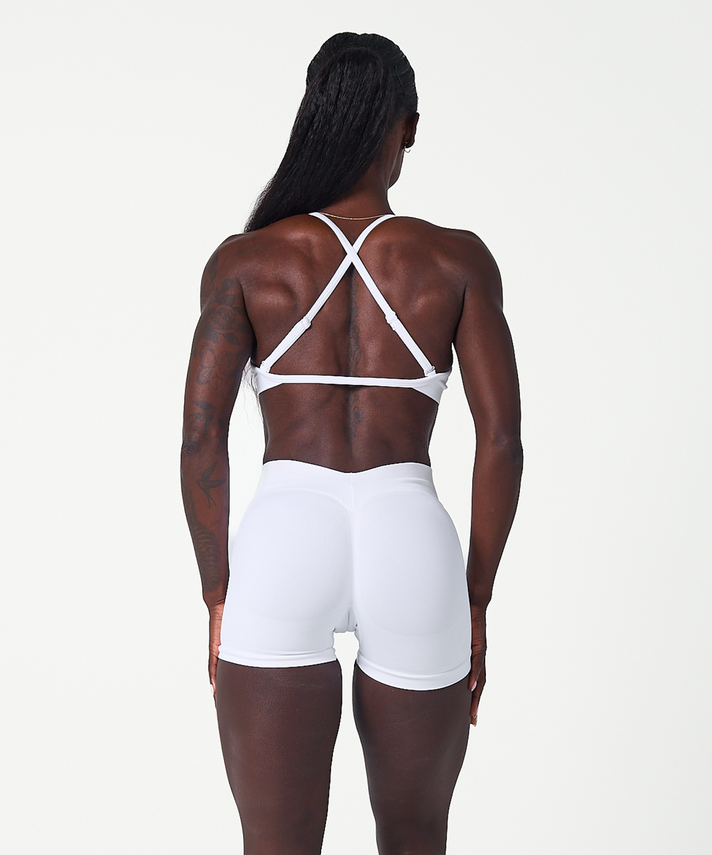 Core Sculpt Crop - White