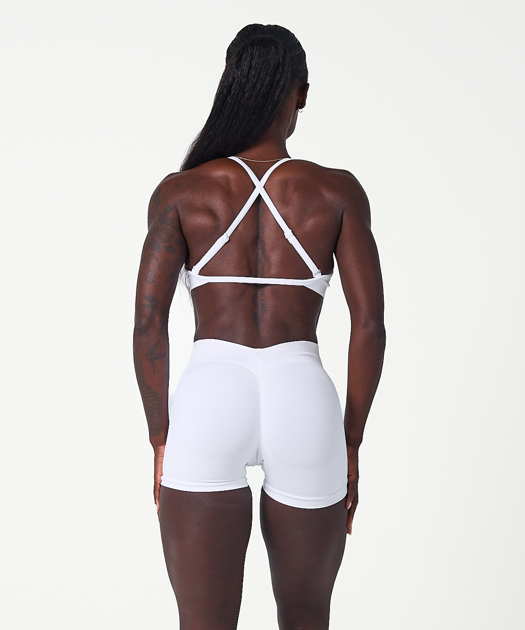 Core Sculpt Crop - White
