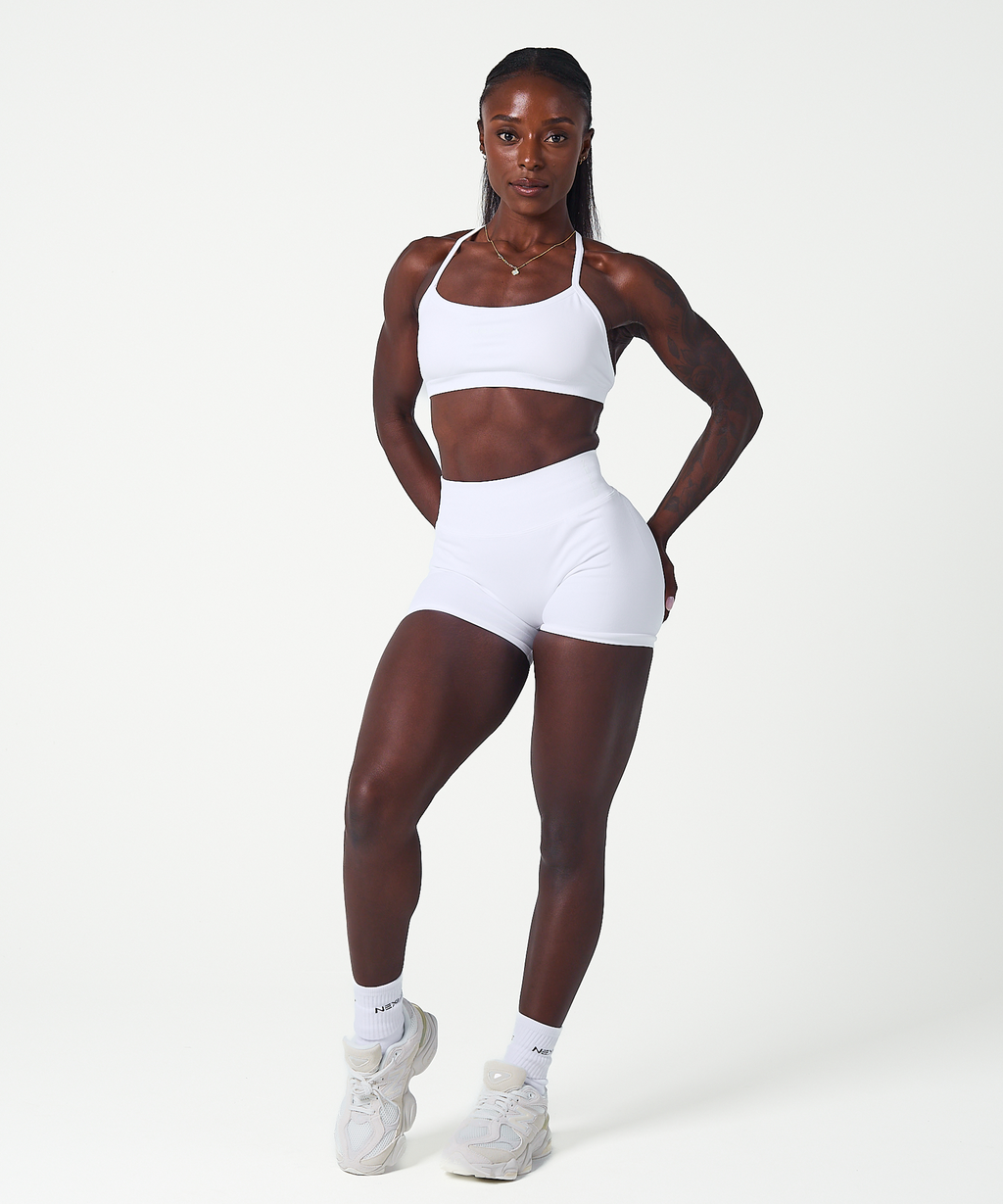 Core Sculpt Crop - White