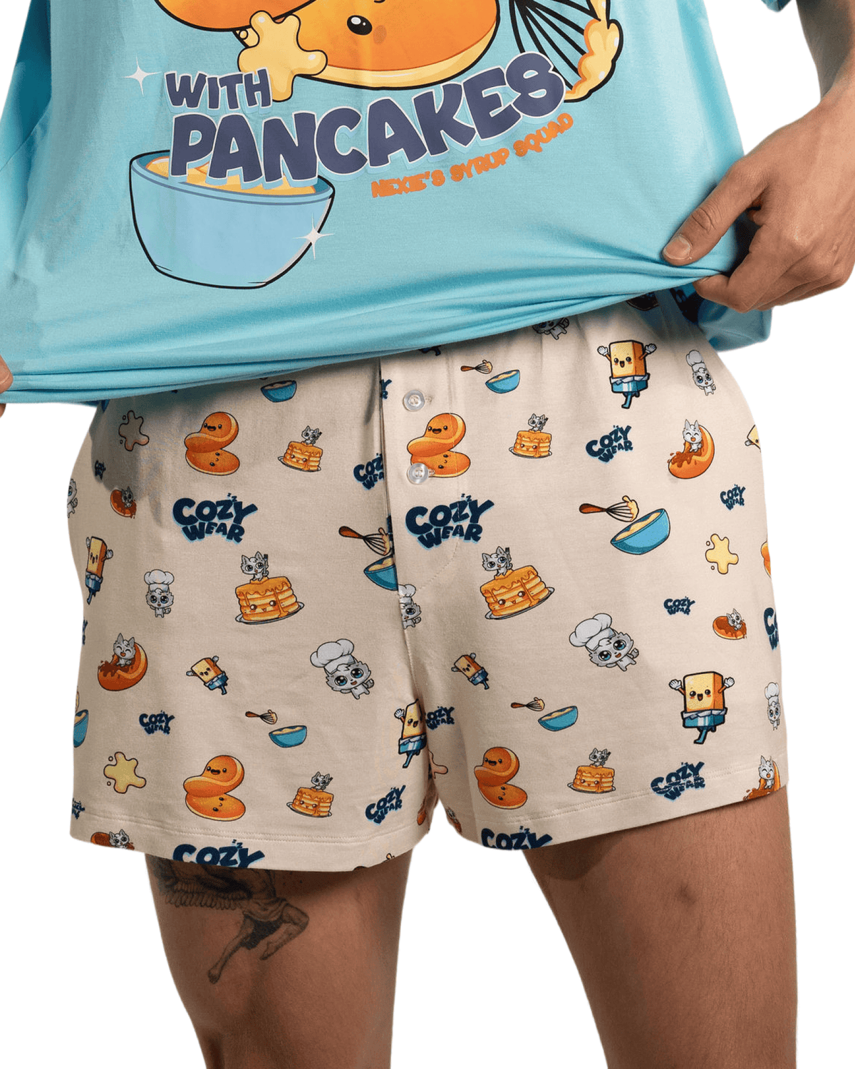 Mens Cozywear Shorts - Lifes Batter