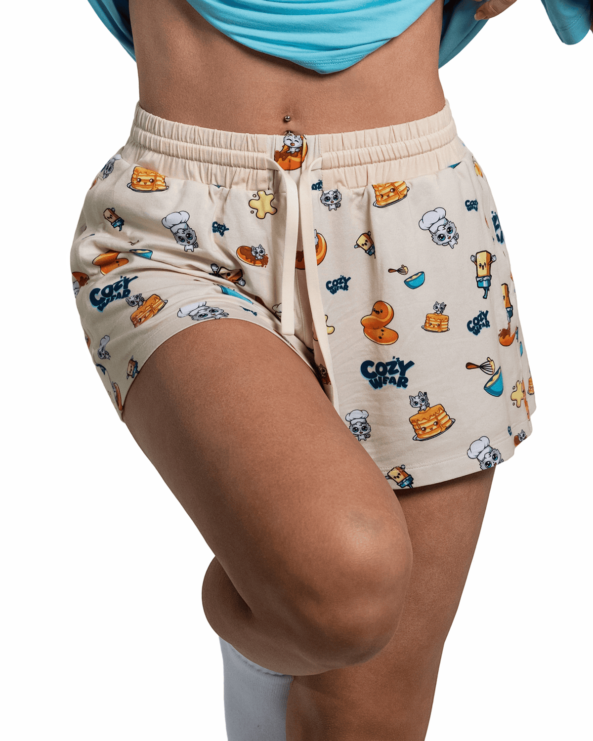 Womens Cozywear Shorts - Snaccident
