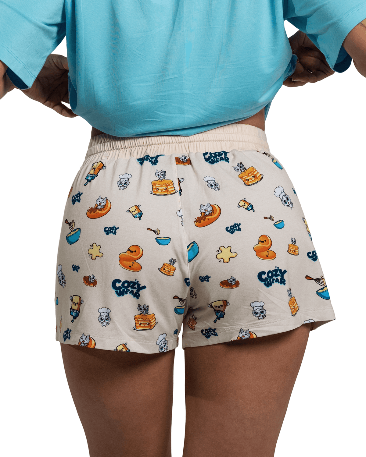 Womens Cozywear Shorts - Snaccident