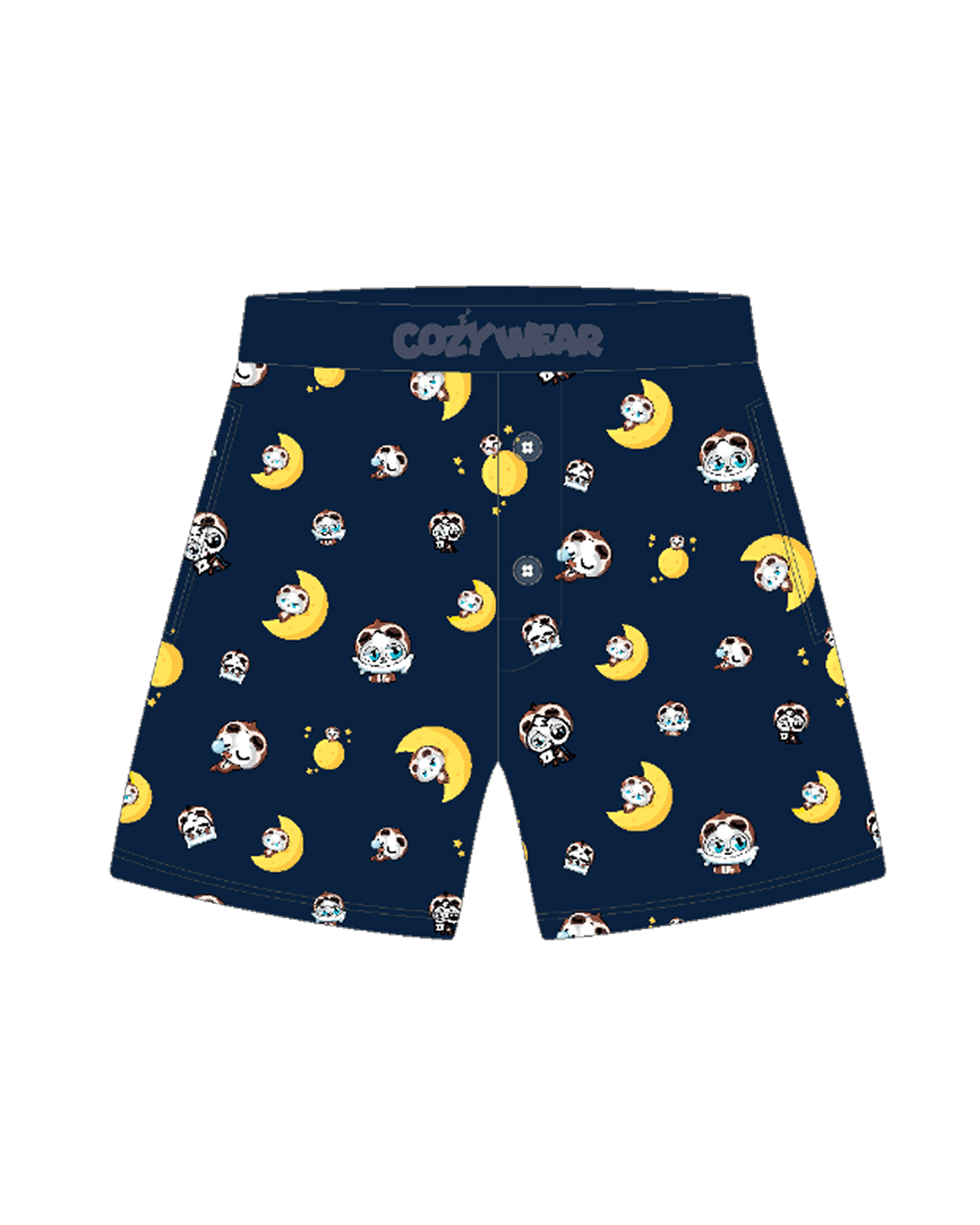 Mens Cozywear Shorts - Sloth Mode