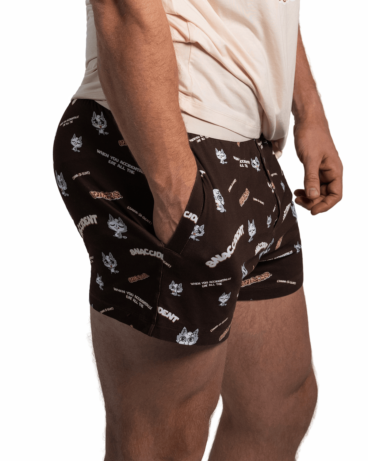 Mens Cozywear Shorts - Snaccident