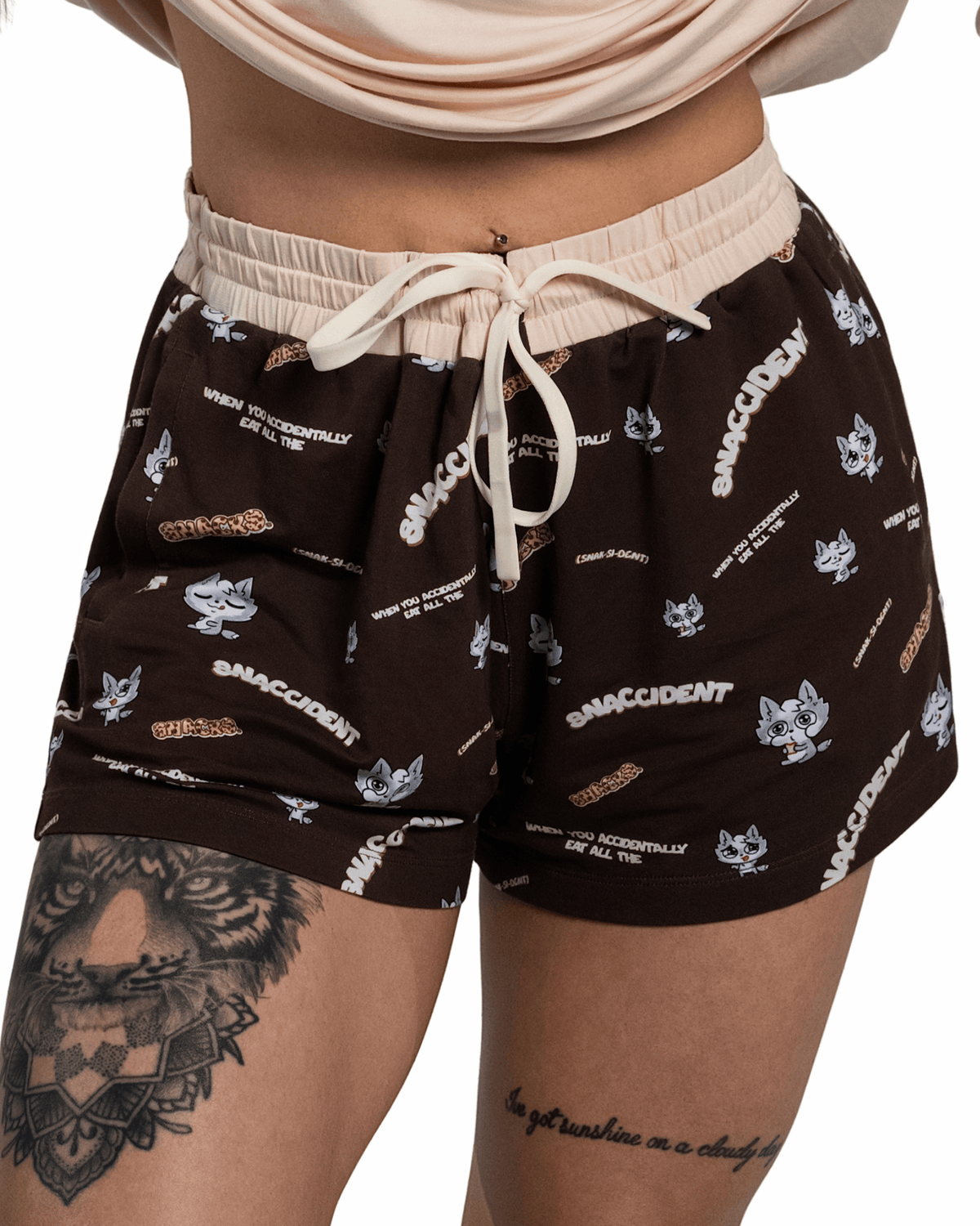 Womens Cozywear Shorts - Lifes Batter