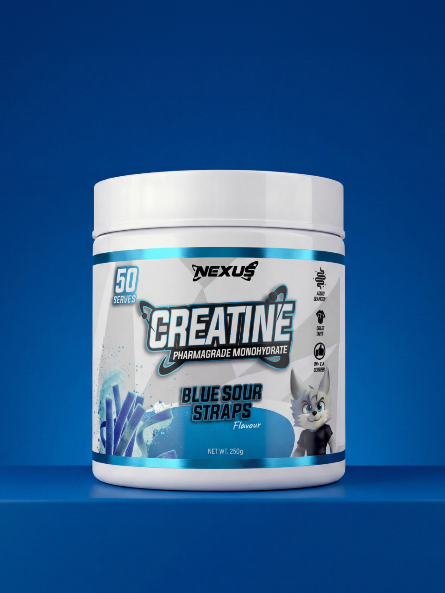 Creatine Monohydrate - Blue Sour Straps