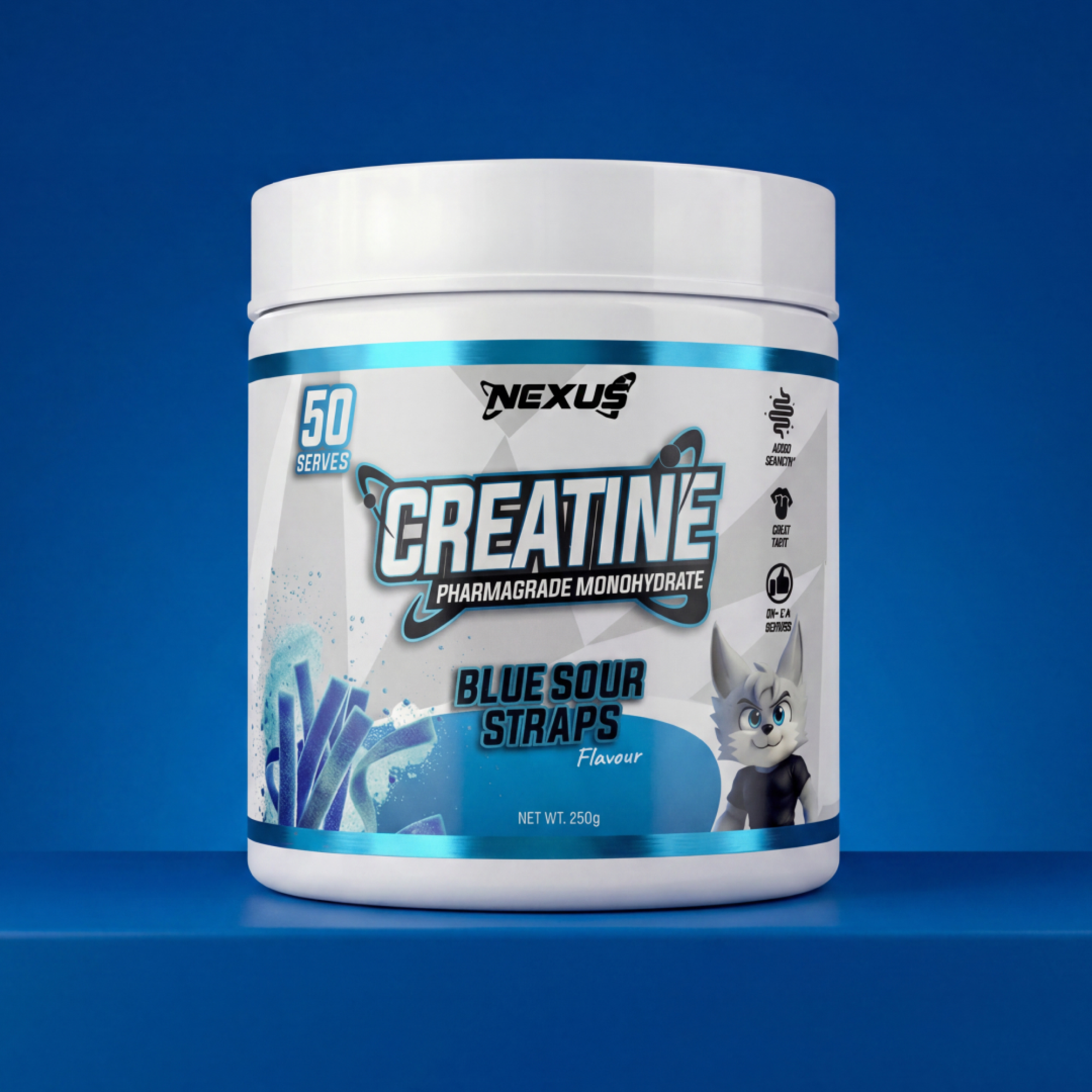 Creatine Monohydrate - Blue Sour Straps