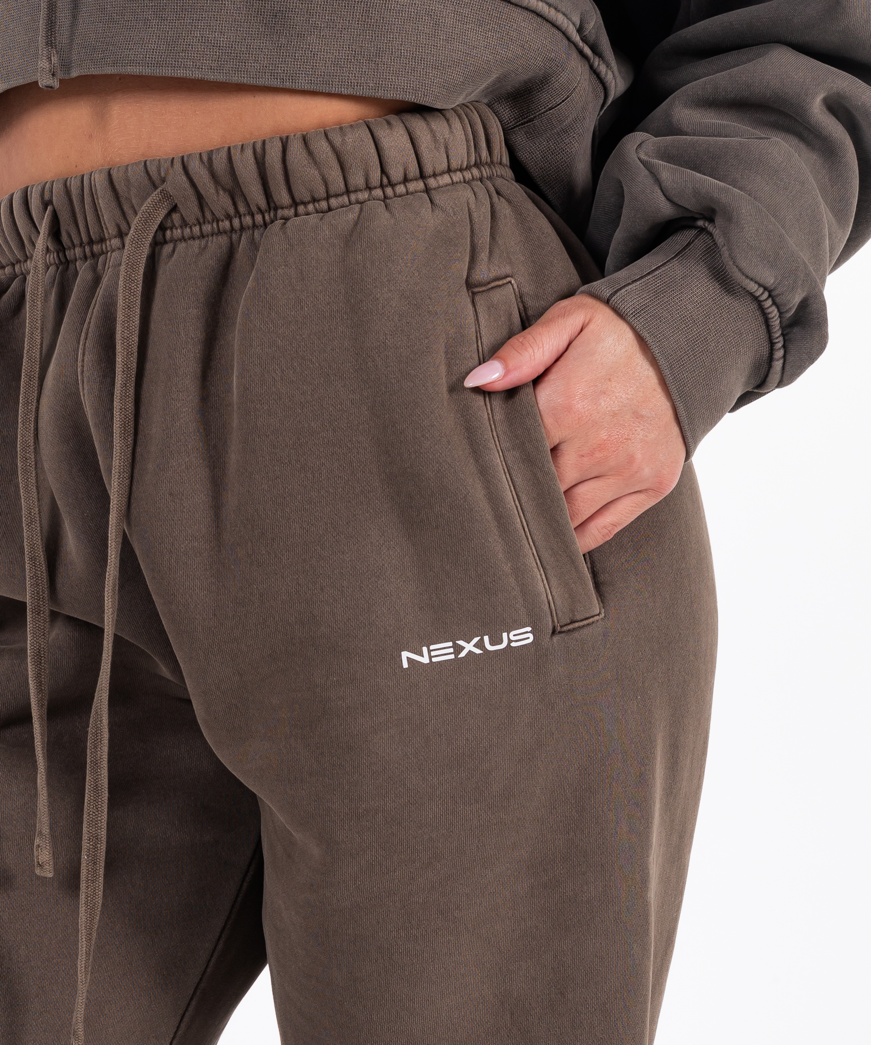 Female Tracksuit Pants - Coffee