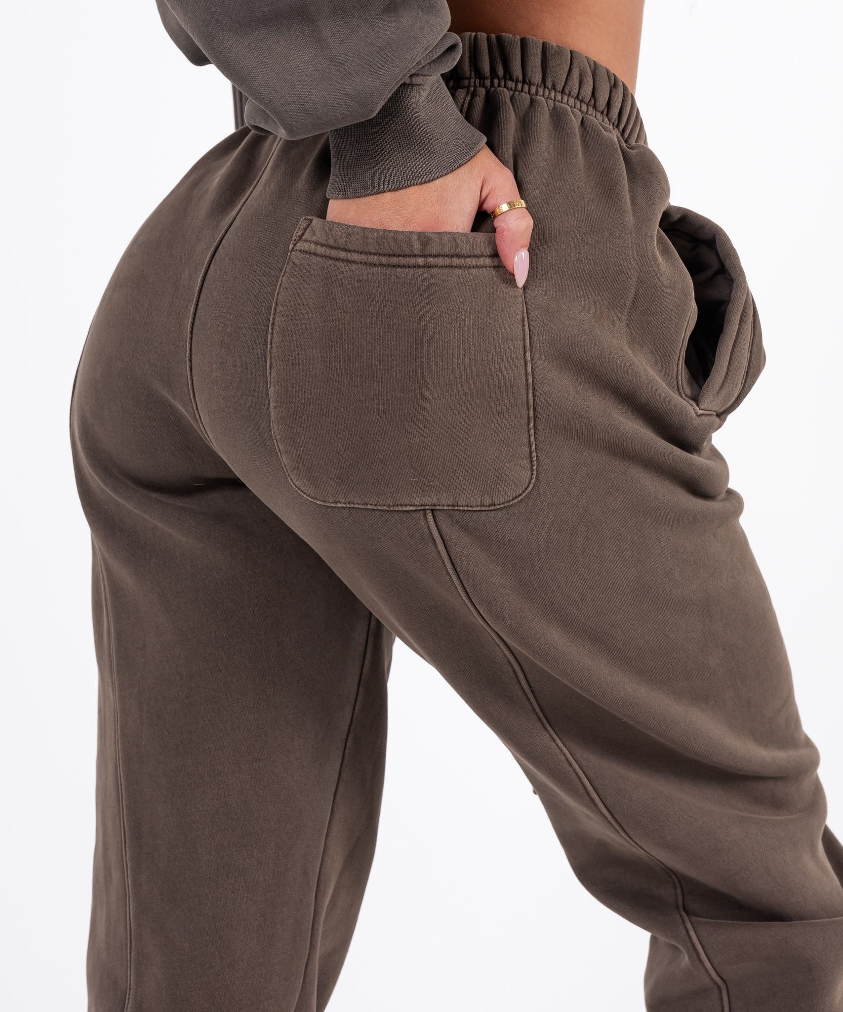 Female Tracksuit Pants - Coffee