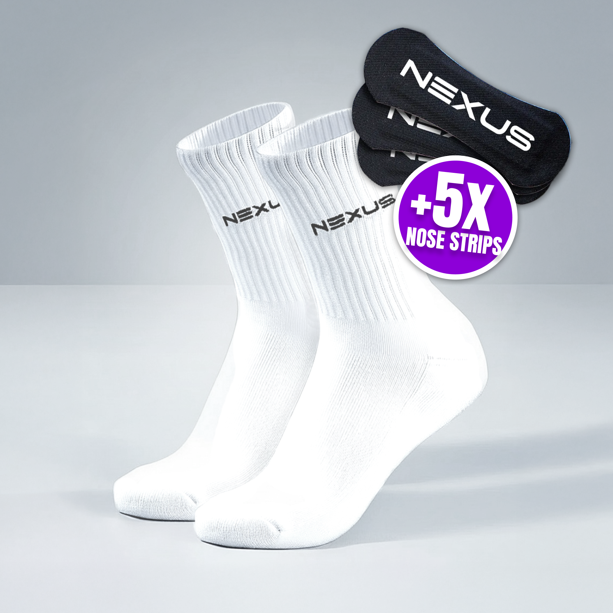 Socks + 5x Nasal Strips