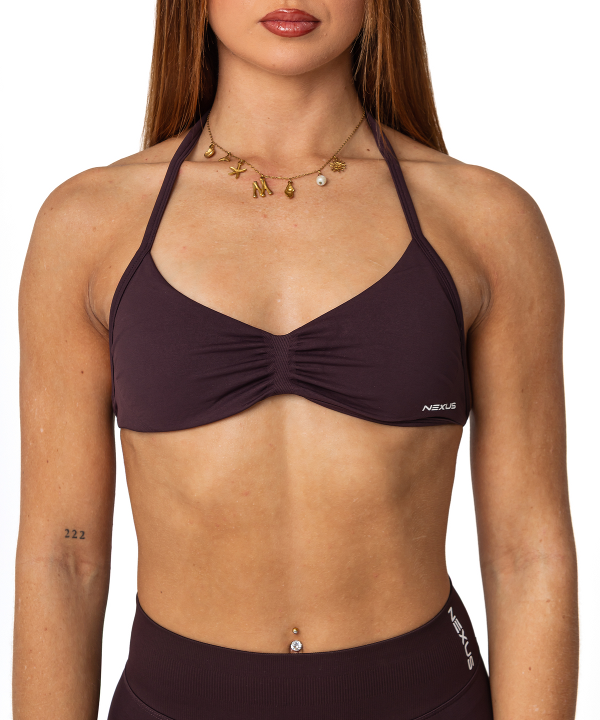 Halter Signature Crop - Chocolate