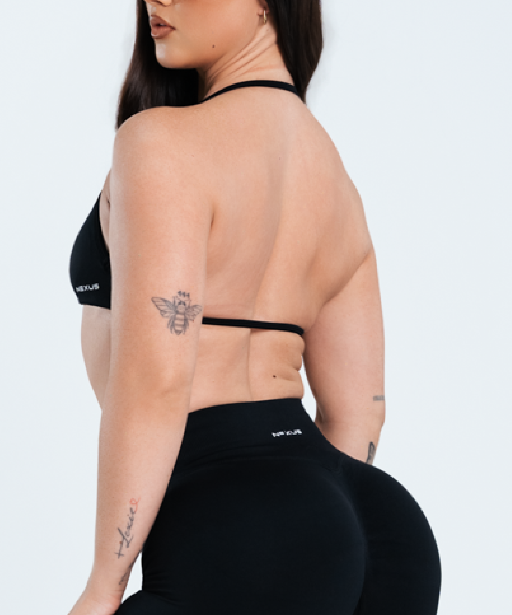 Halter Signature Crop - Black