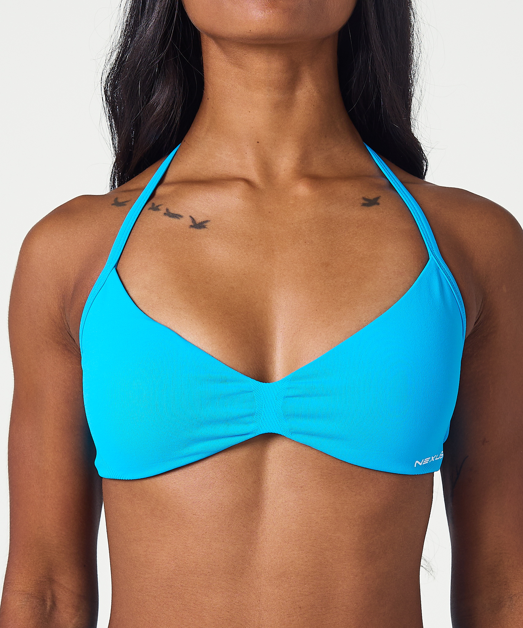 Halter Signature Crop - Glacier Blue