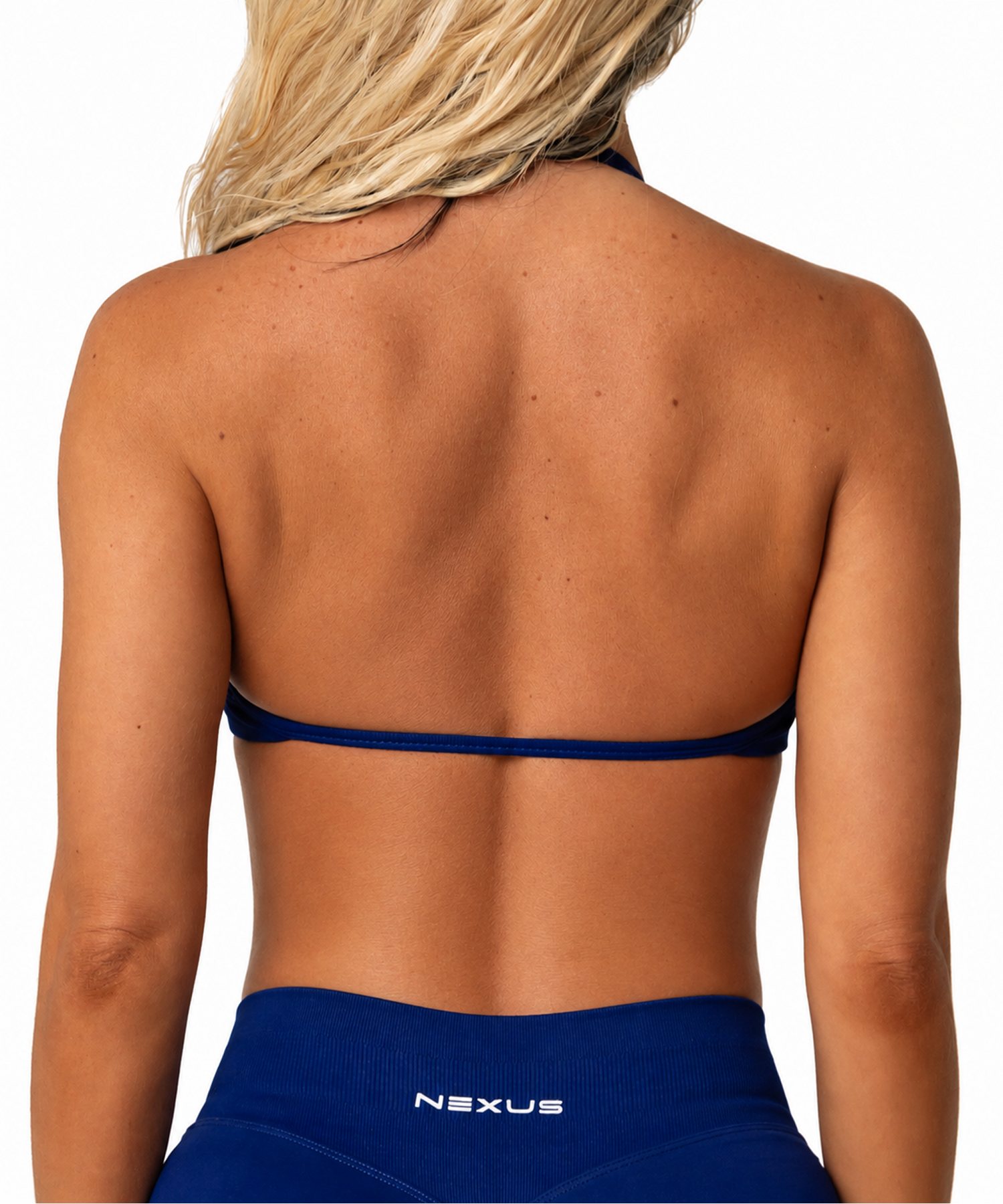 Halter Signature Crop - Navy