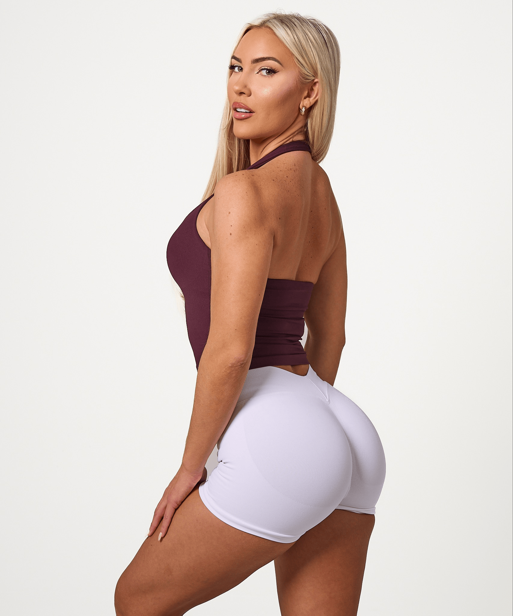 Halter Singlet - Plum