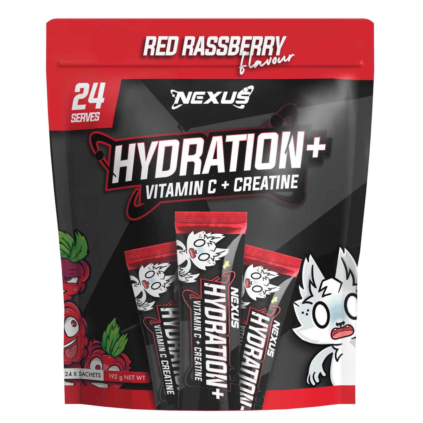 Hydration+: Red Rassberry (24 Serves)