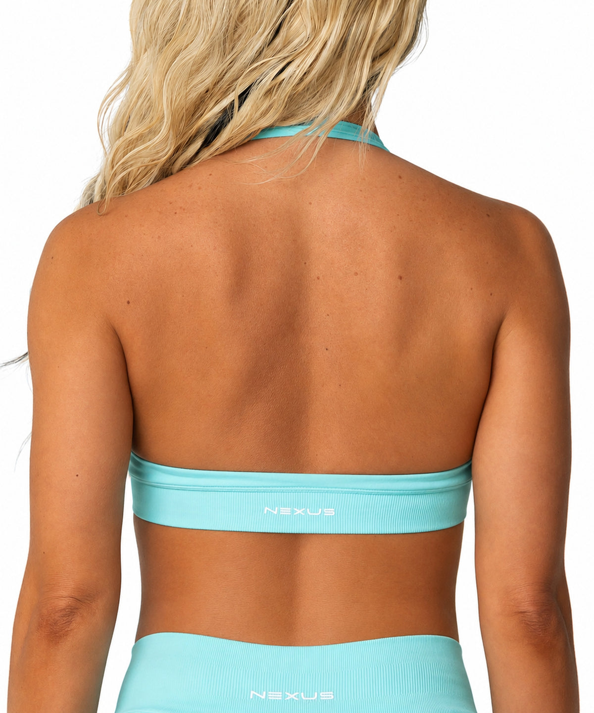 Impact Halter Crop - Mint