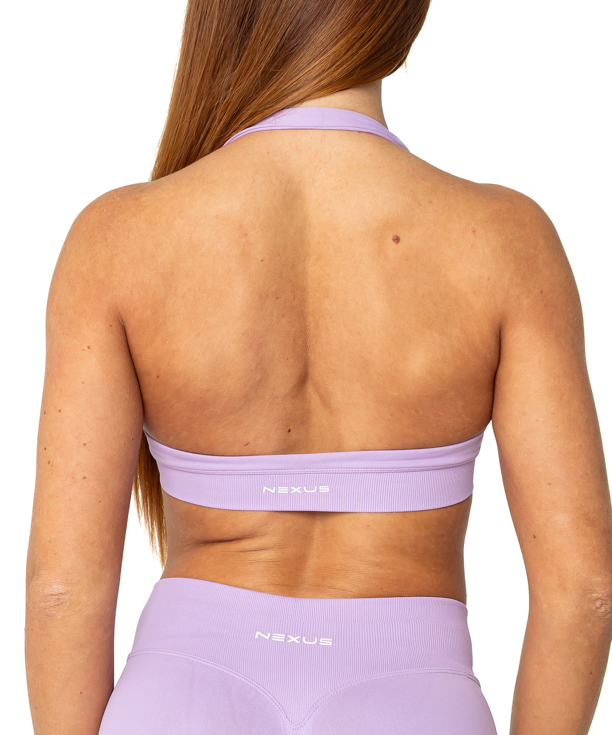 Impact Halter Crop - Pastel Purple
