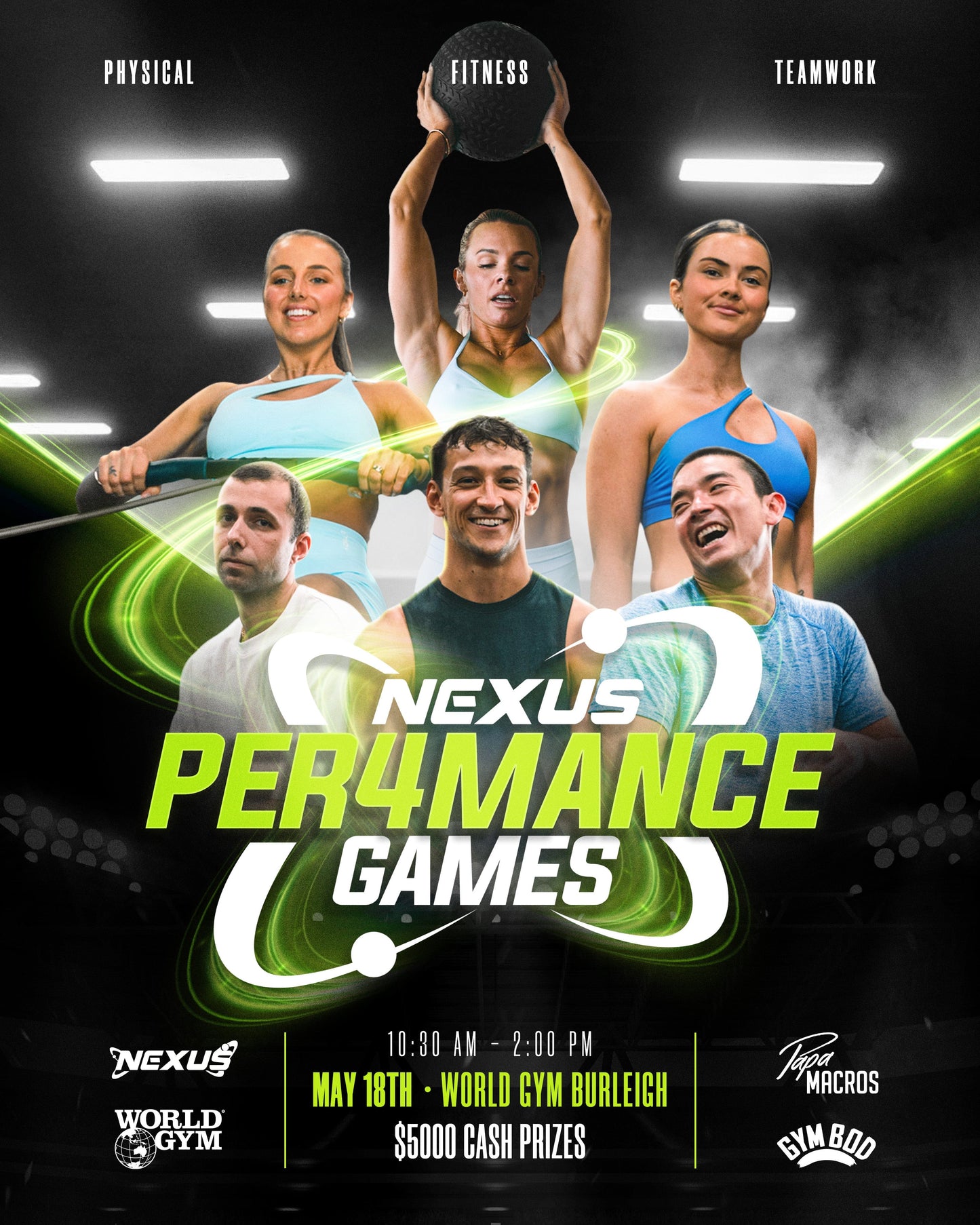 Nexus PER4MANCE Games – Team Entry (3 Players)