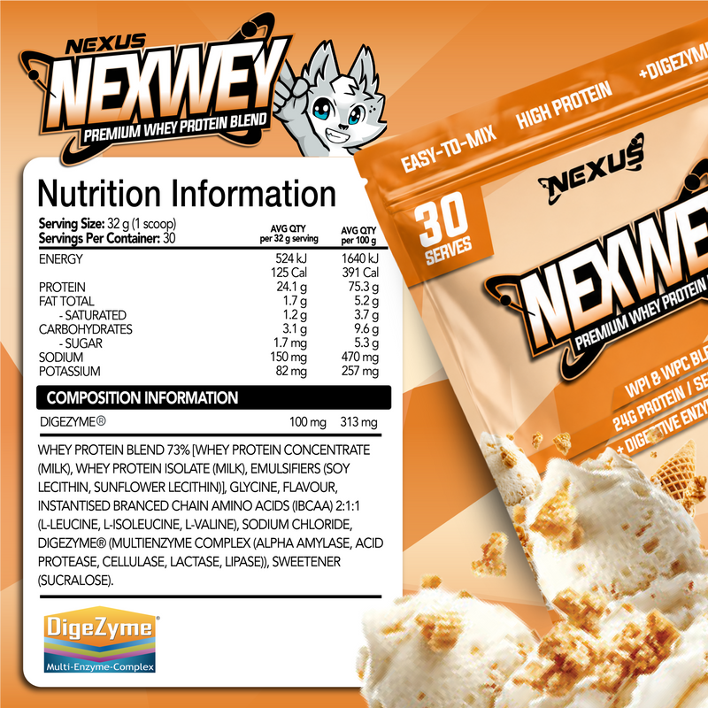 Nutritional panel for Hokey Pokey