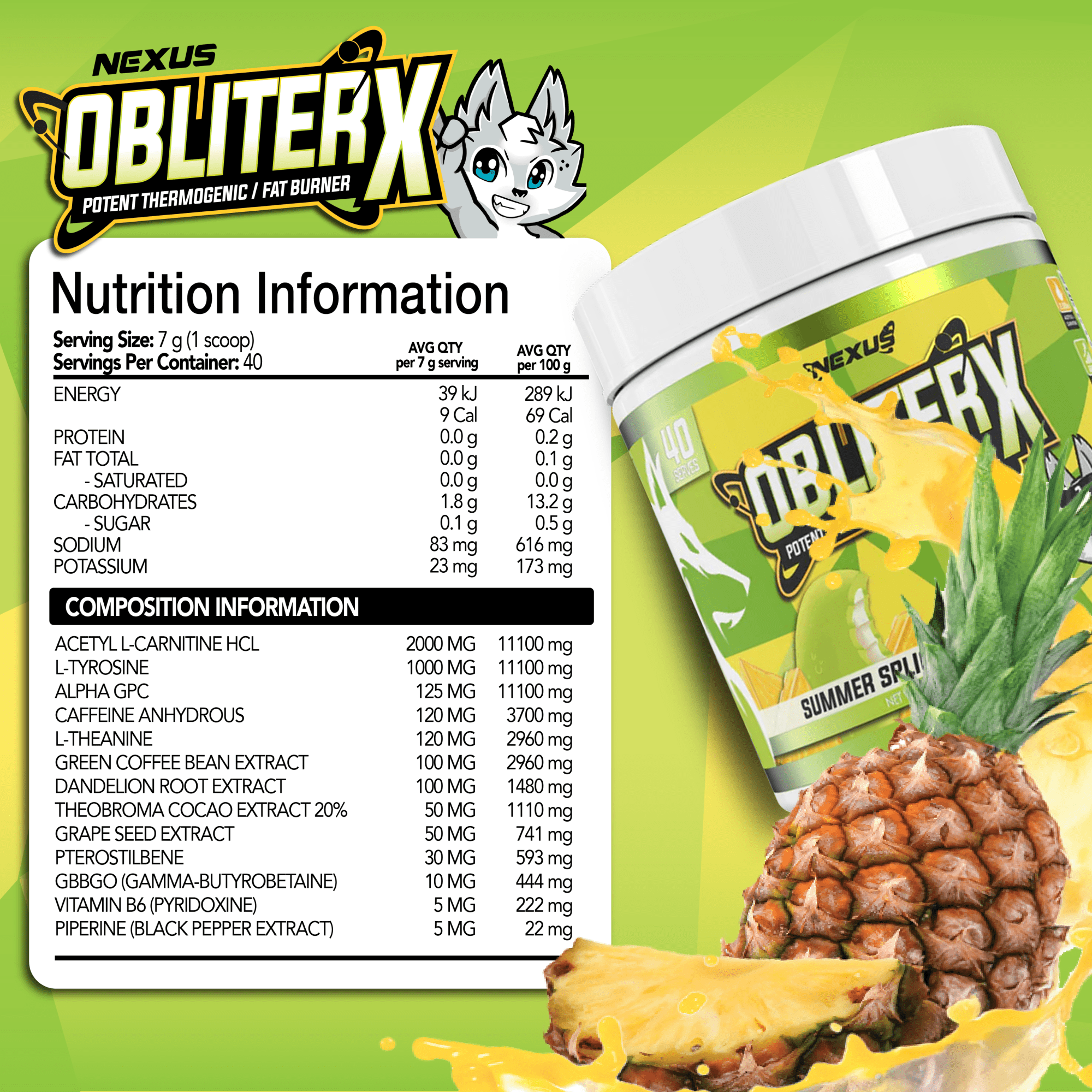 ObliterX Fat Burner