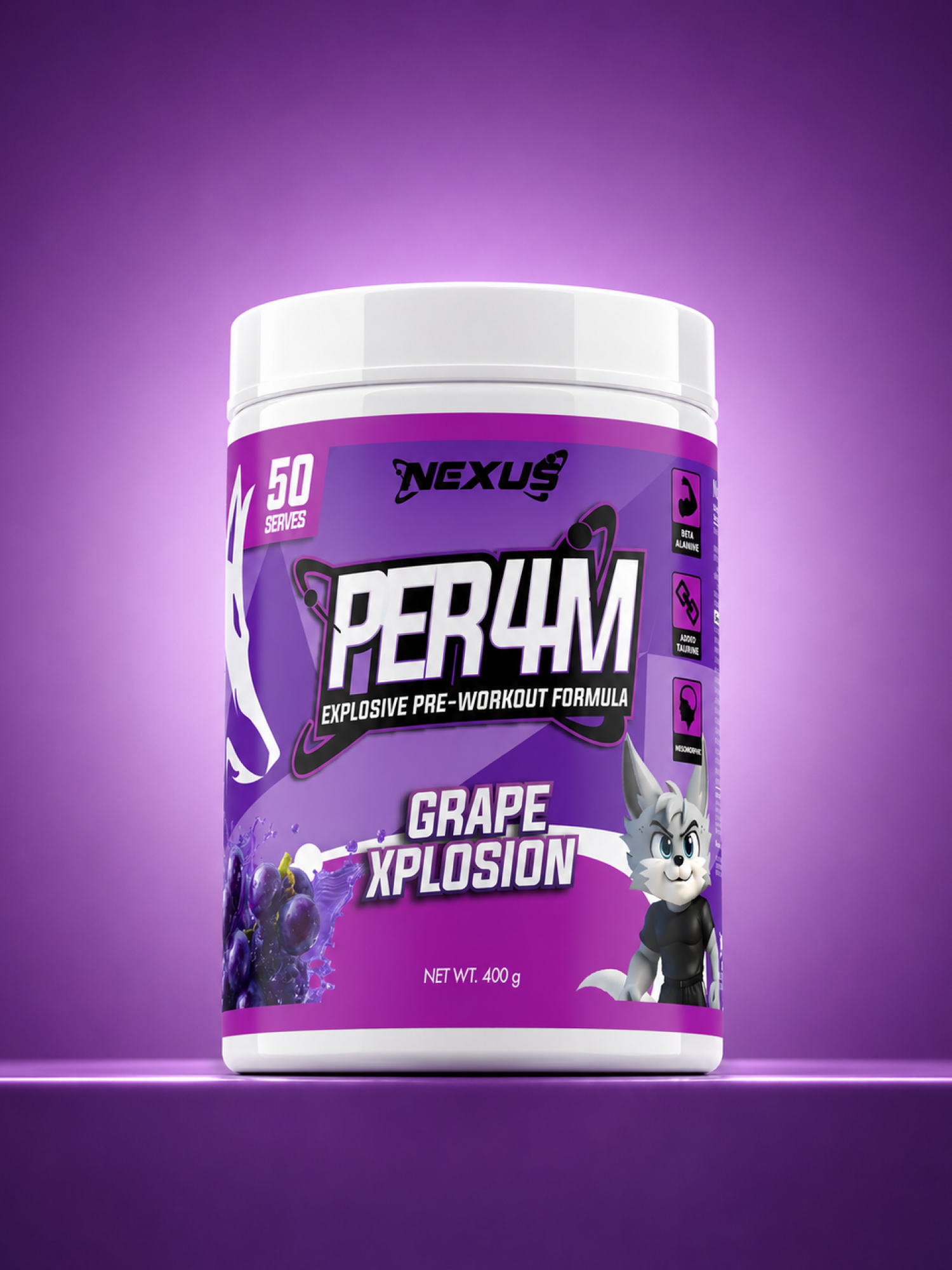 PER4M Pre-Workout - Grape Xplosion