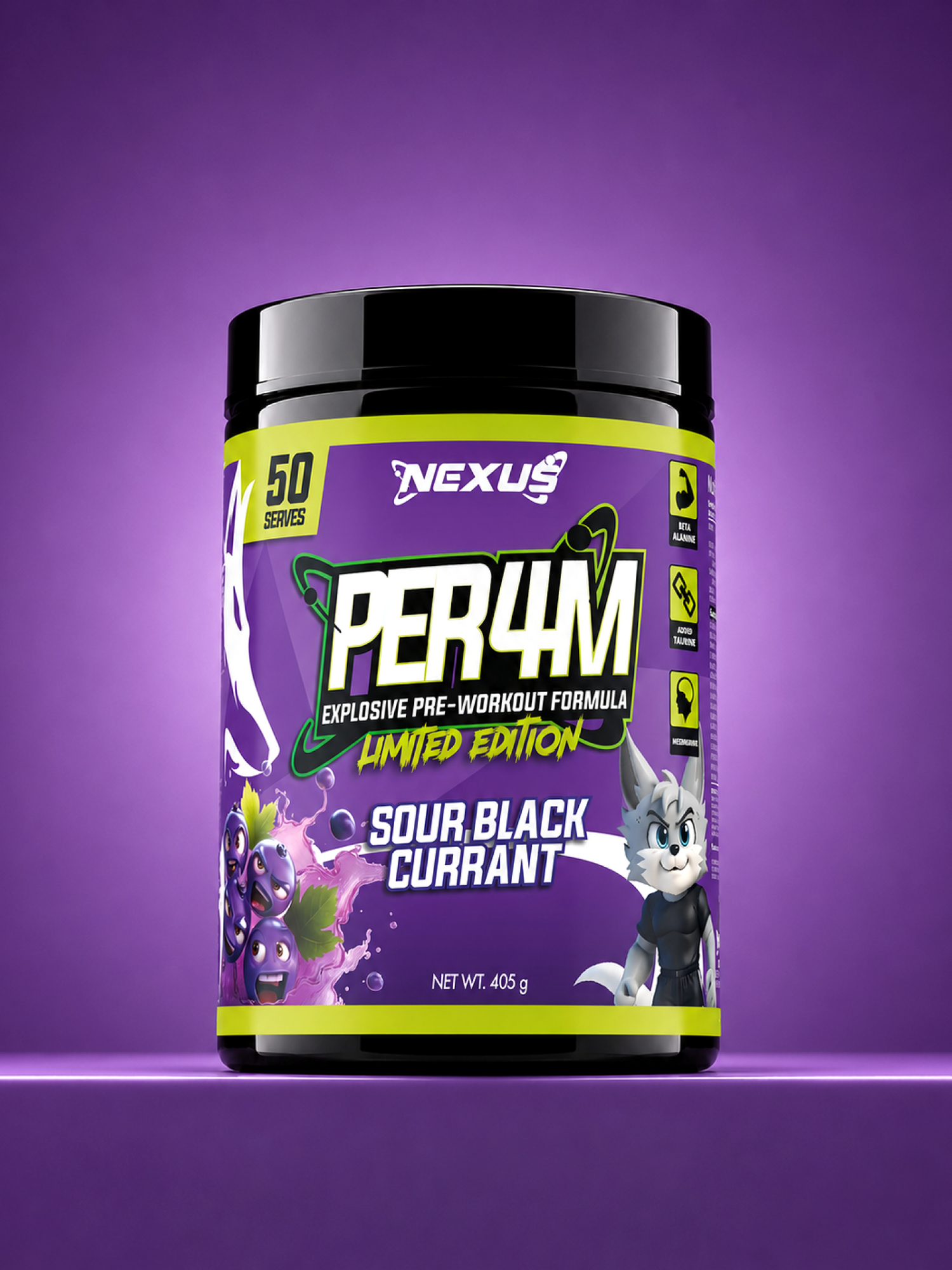 PER4M Pre-Workout - Sour Blackcurrant