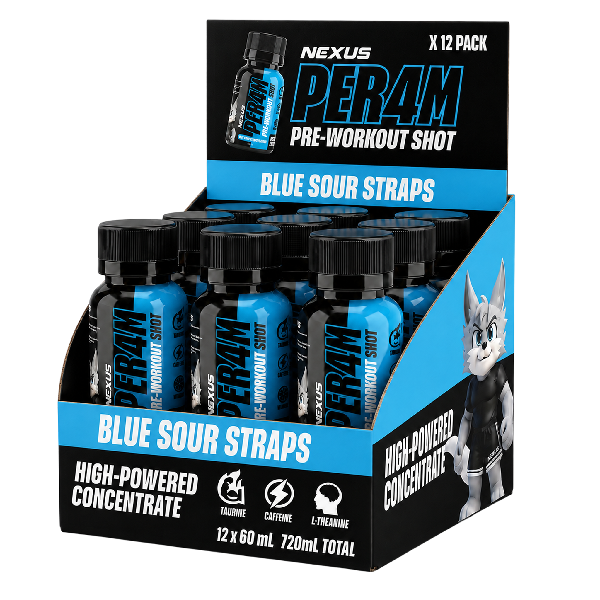 PER4M Shots - Blue Sour Razz