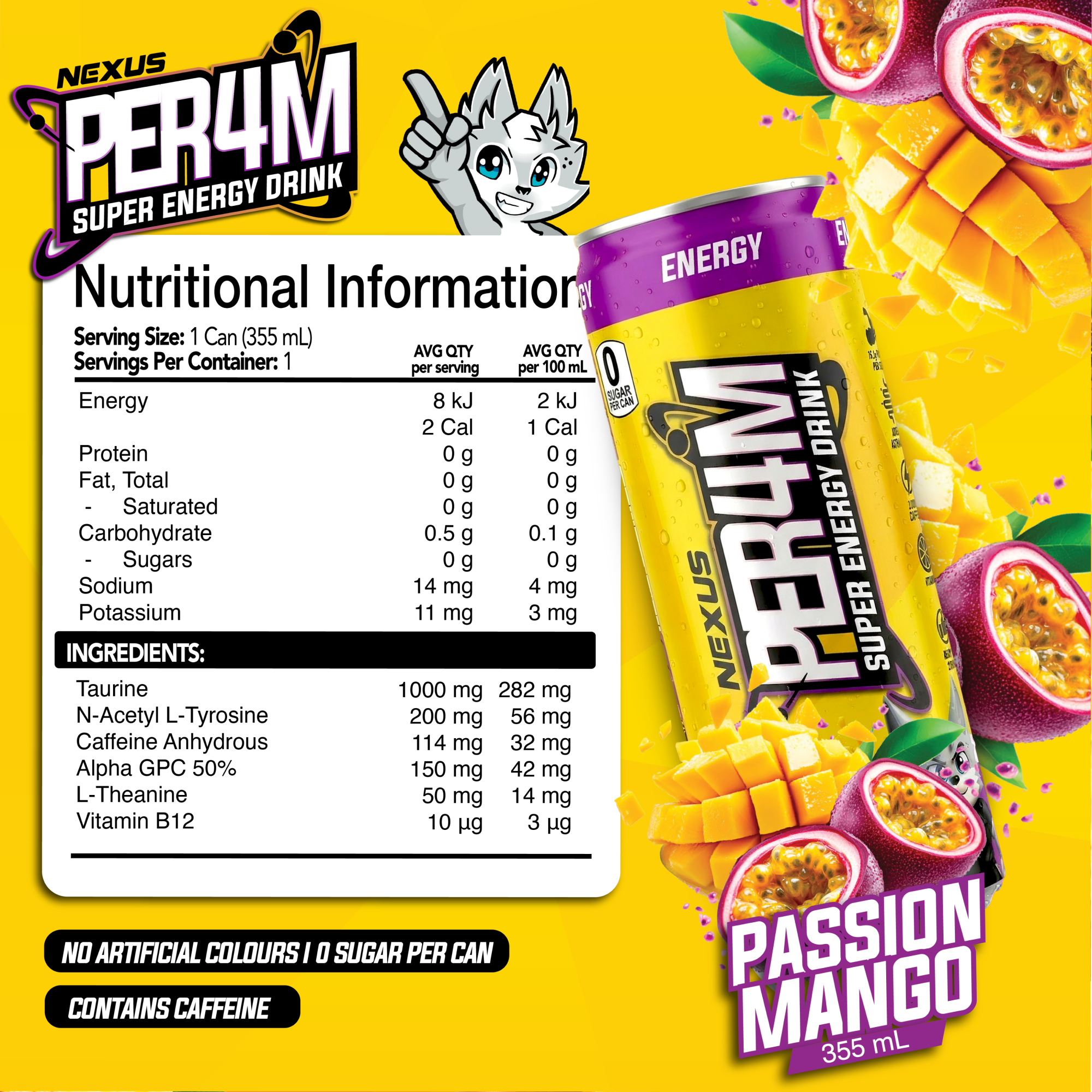 PER4M Super Energy Drink