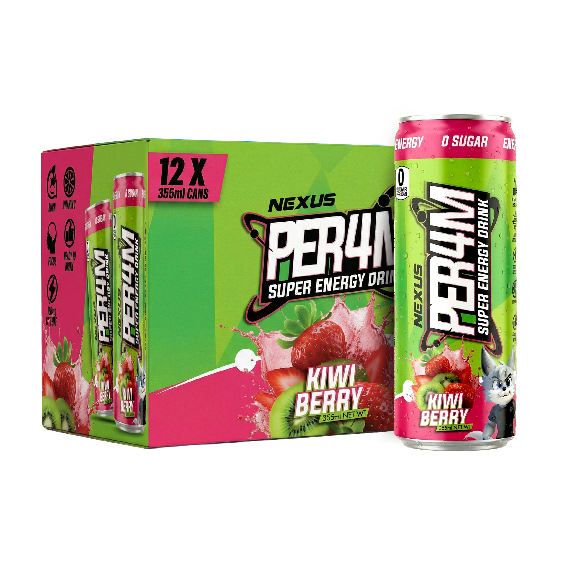 PER4M RTD – すぐに飲めるプレワークアウトエナジードリンク | Nexus
