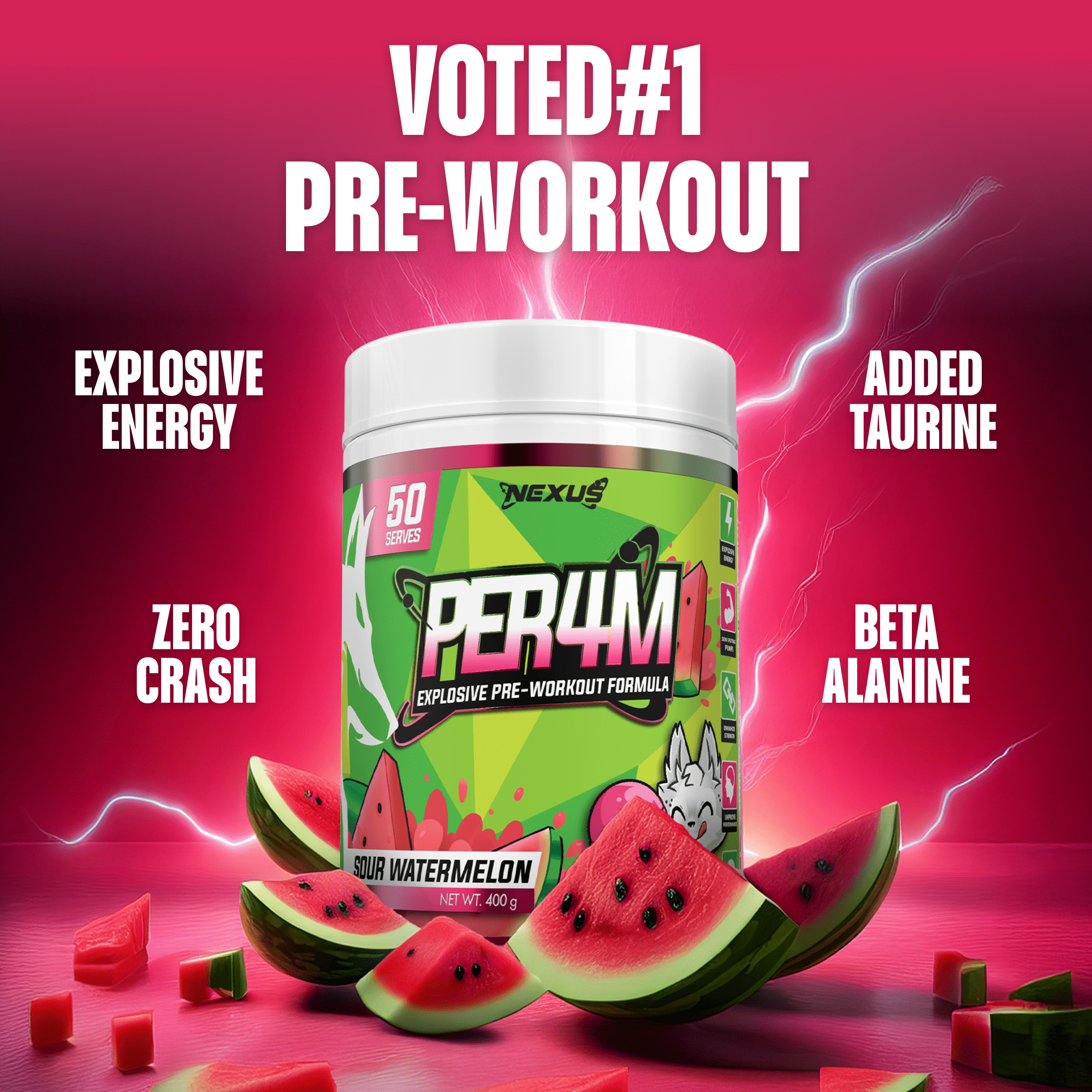 PER4M Pre-Workout - Sour Melon