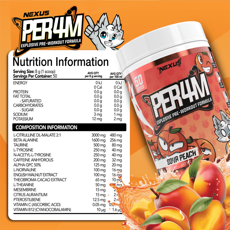 Nutritional panel for Default Title