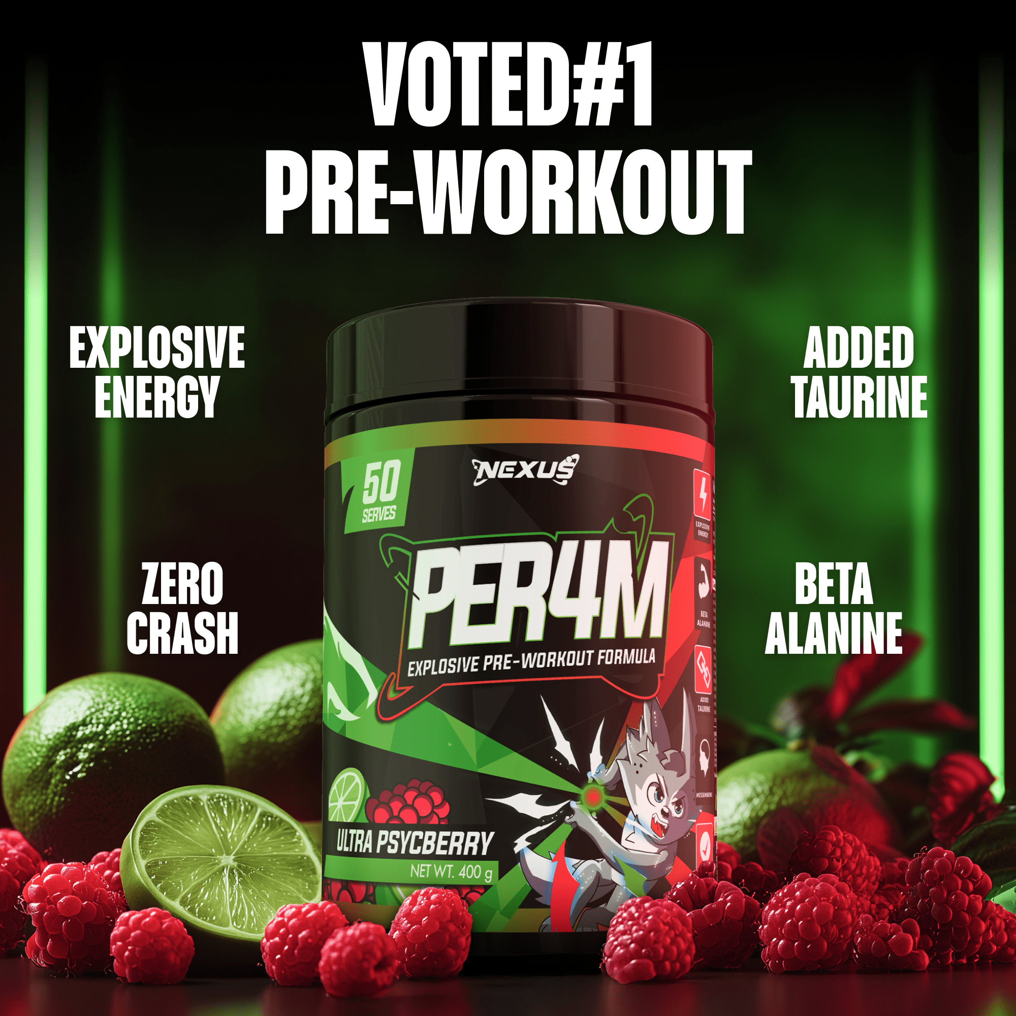 PER4M Pre-Workout - Ultra Psychberry