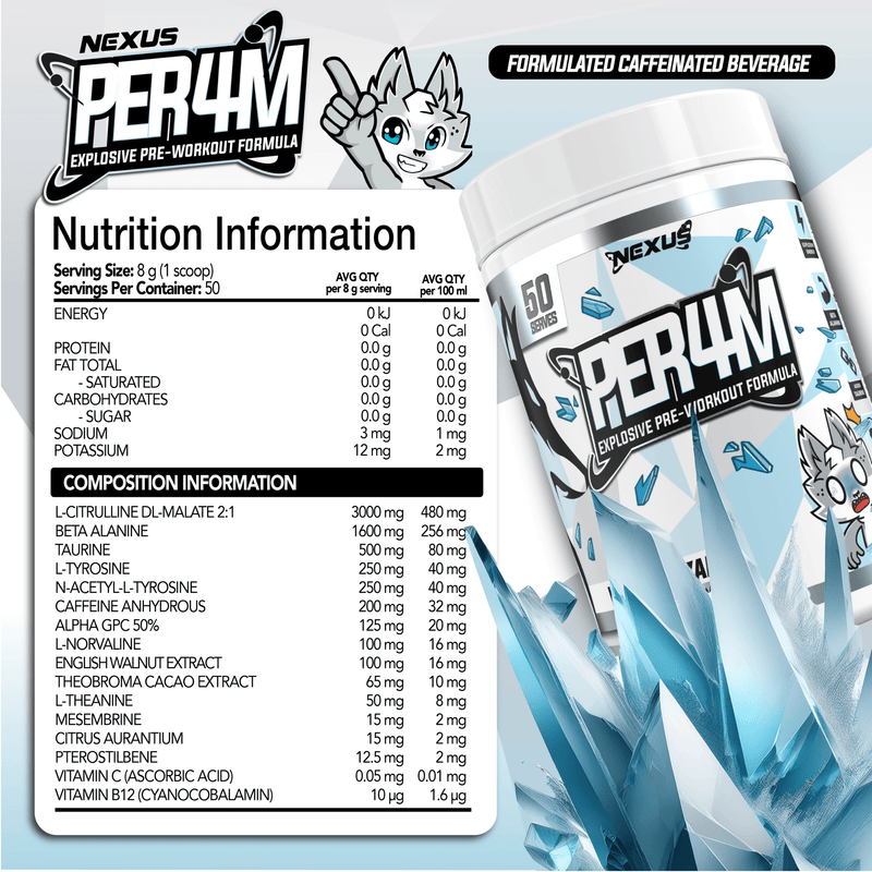 Nutritional panel for Default Title