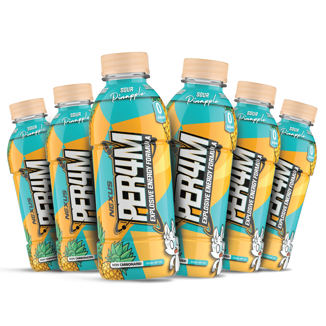 PER4M RTD: Sour Pineapple (6 Pack) – Nexus Sports Nutrition