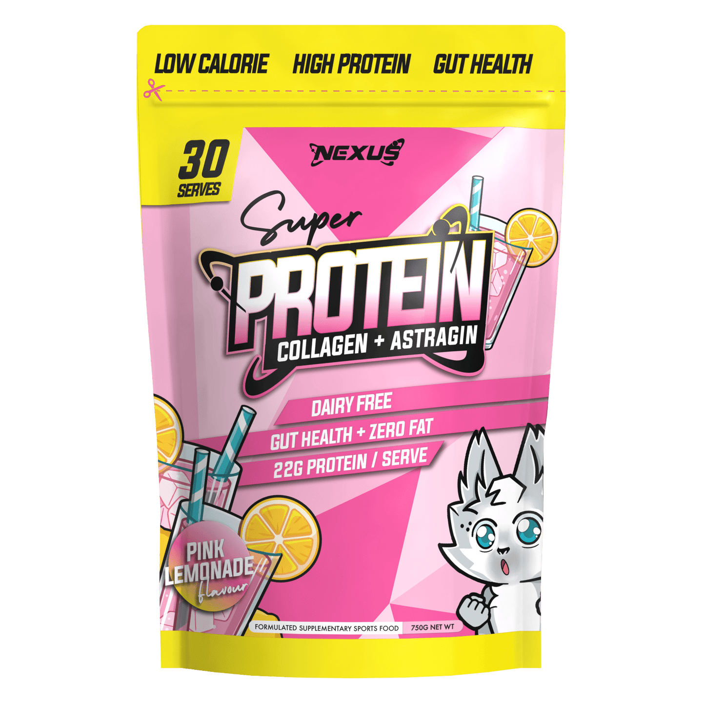 Super Protein Water: Pink Lemonade (30 Serves)