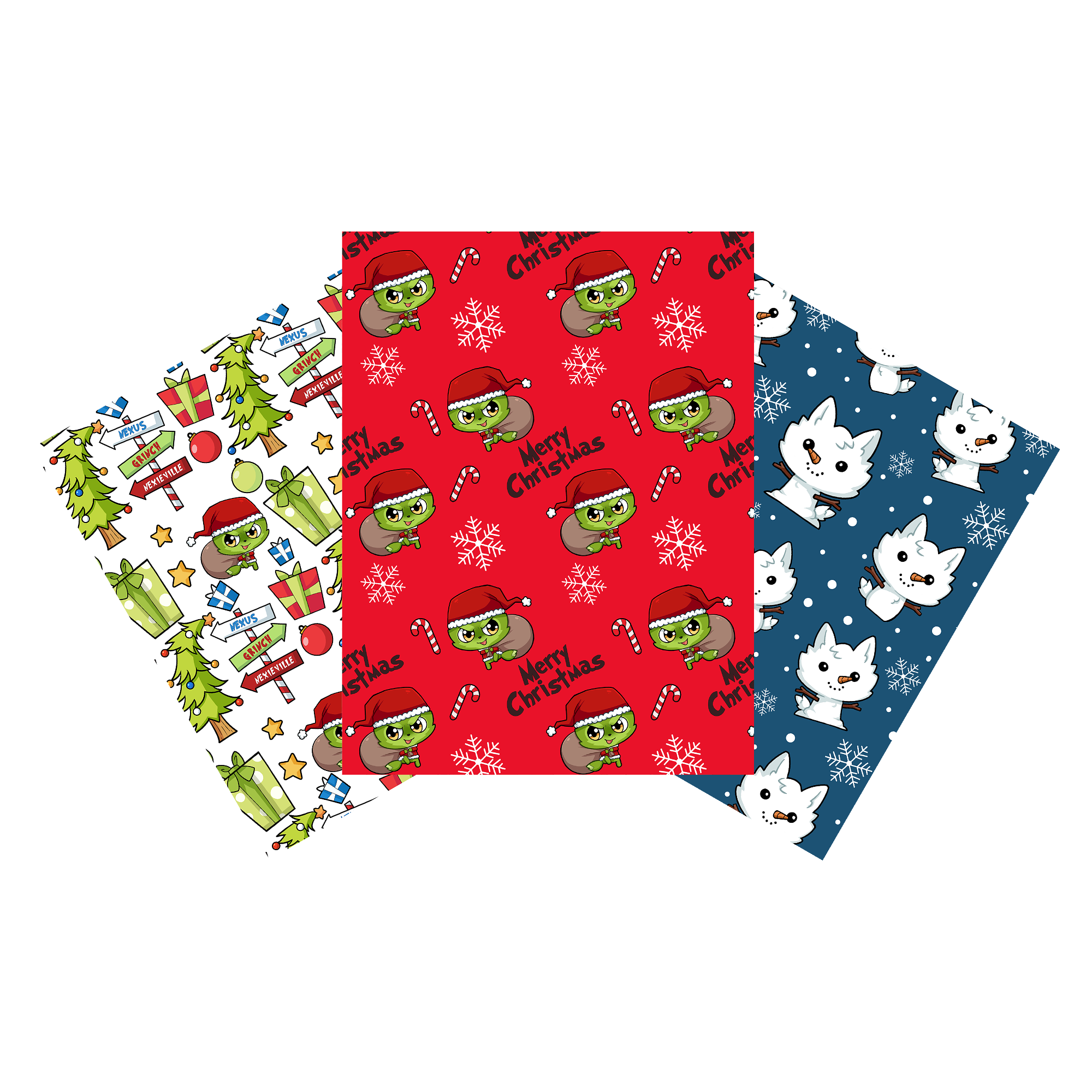 Christmas Wrapping Paper - 3 Pack